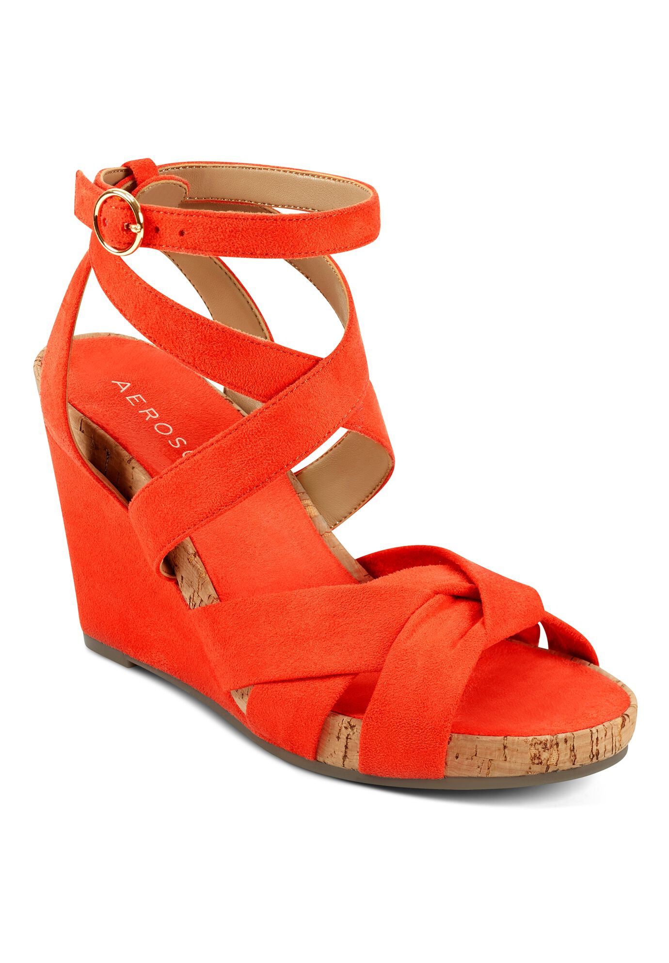 Phoenix Wedge Sandals , ORANGE FABRIC, hi-res image number 0