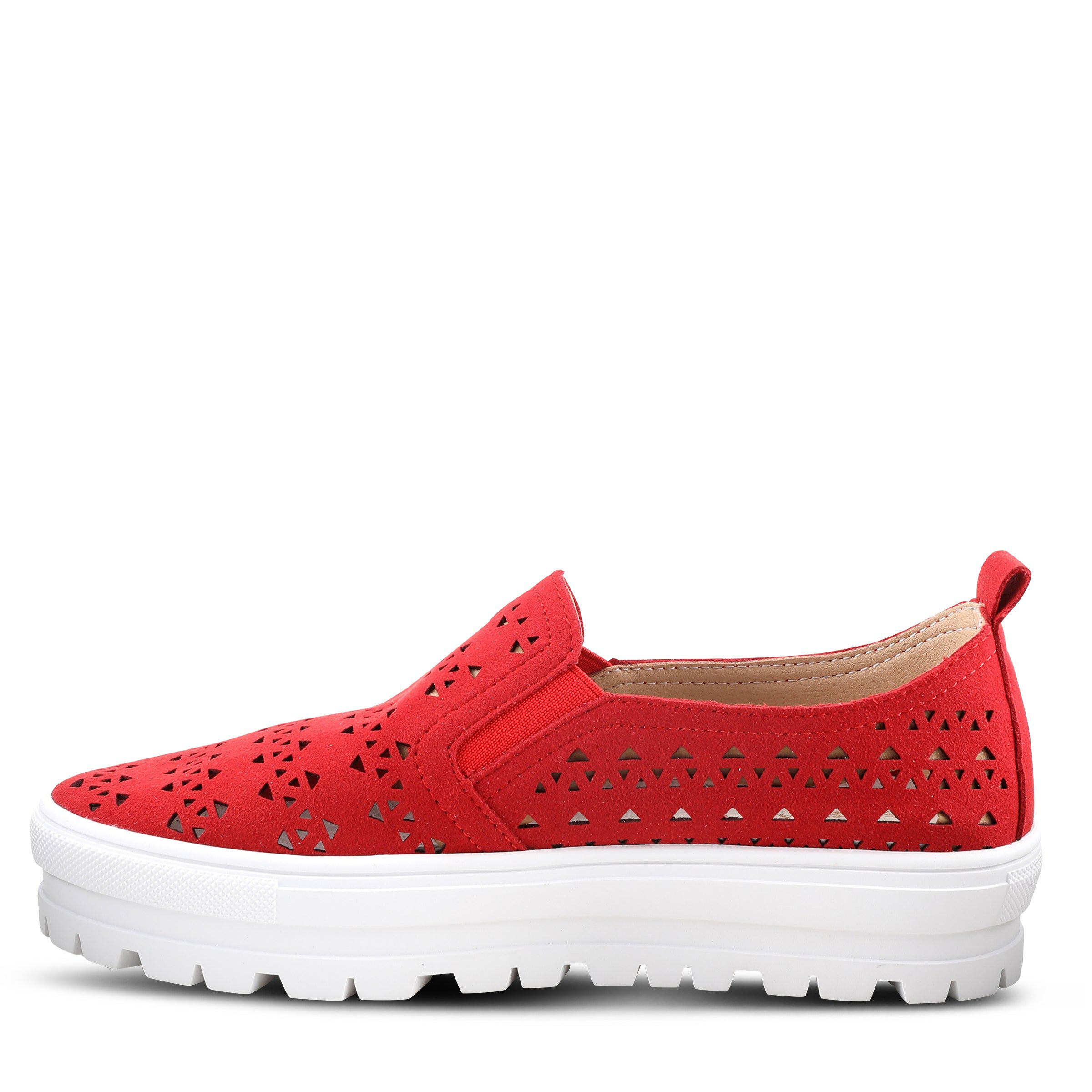 Angelita Slip-On Shoe, RED, alternate image number 2