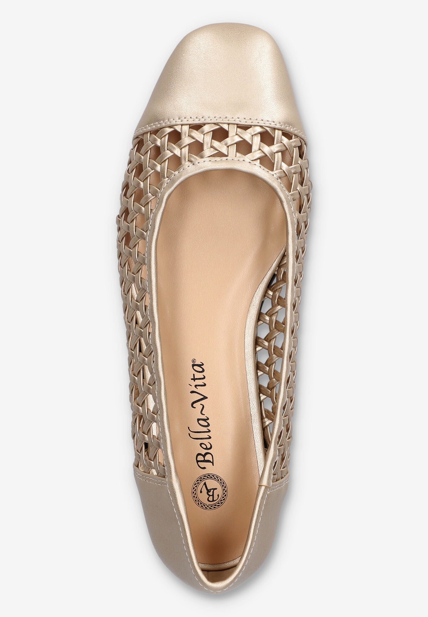 Beloved Square Toe Flat, CHAMPAGNE, alternate image number 6