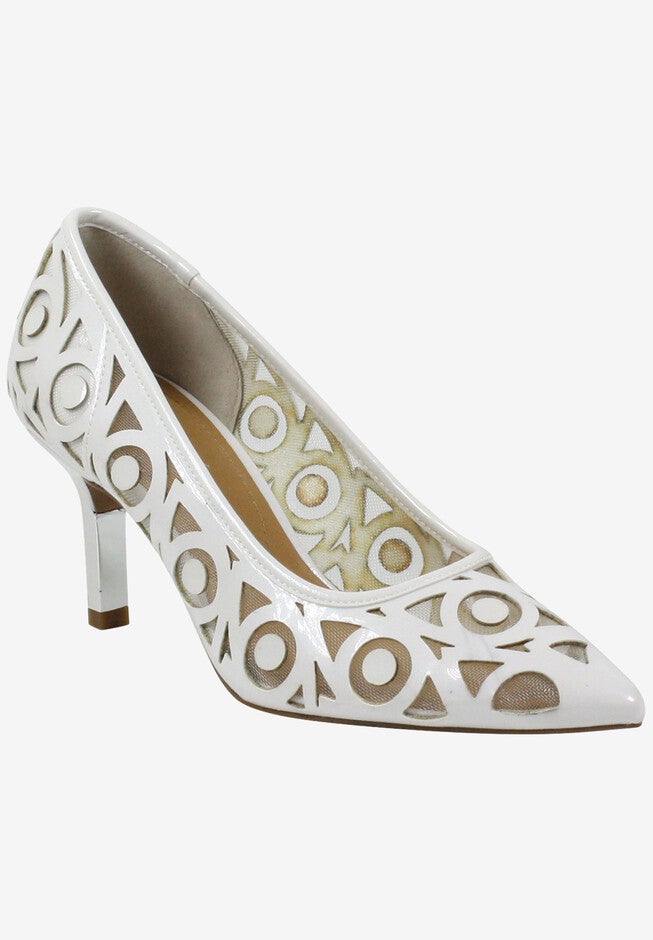 Jameena Pump, WHITE PEARL PATENT, hi-res image number 0