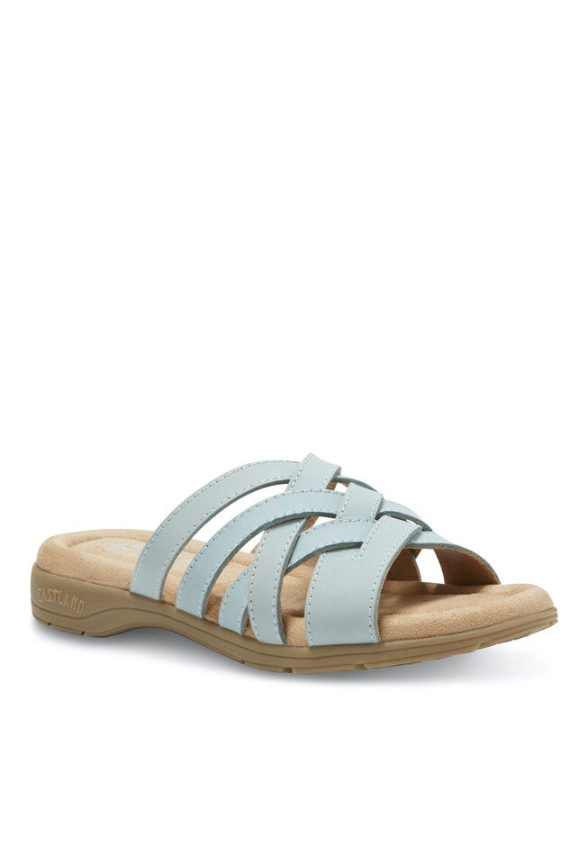 Hazel Slide Sandal, LIGHT BLUE, hi-res image number null