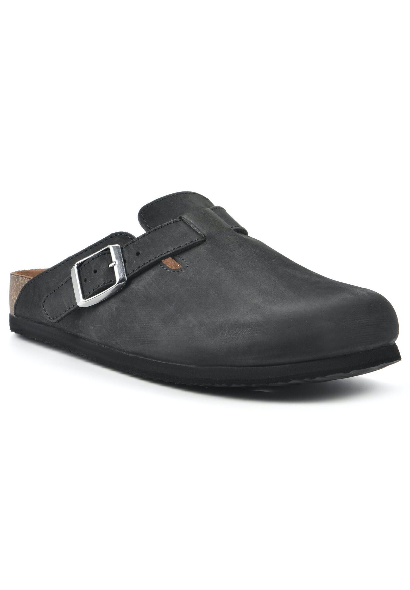 White Mountain Bari Mules, BLACK LEATHER, hi-res image number 0