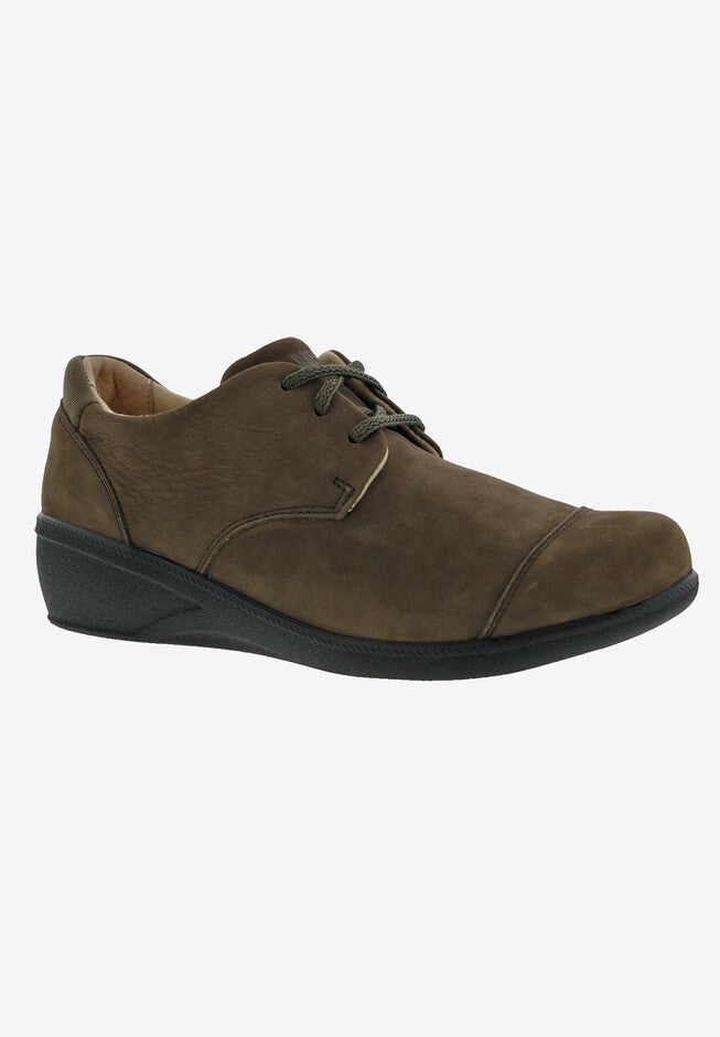 Jemma Flats, OLIVE NUBUCK, hi-res image number 0