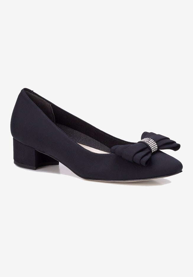 Hollie Pump, BLACK MICRO FABRIC, hi-res image number 0