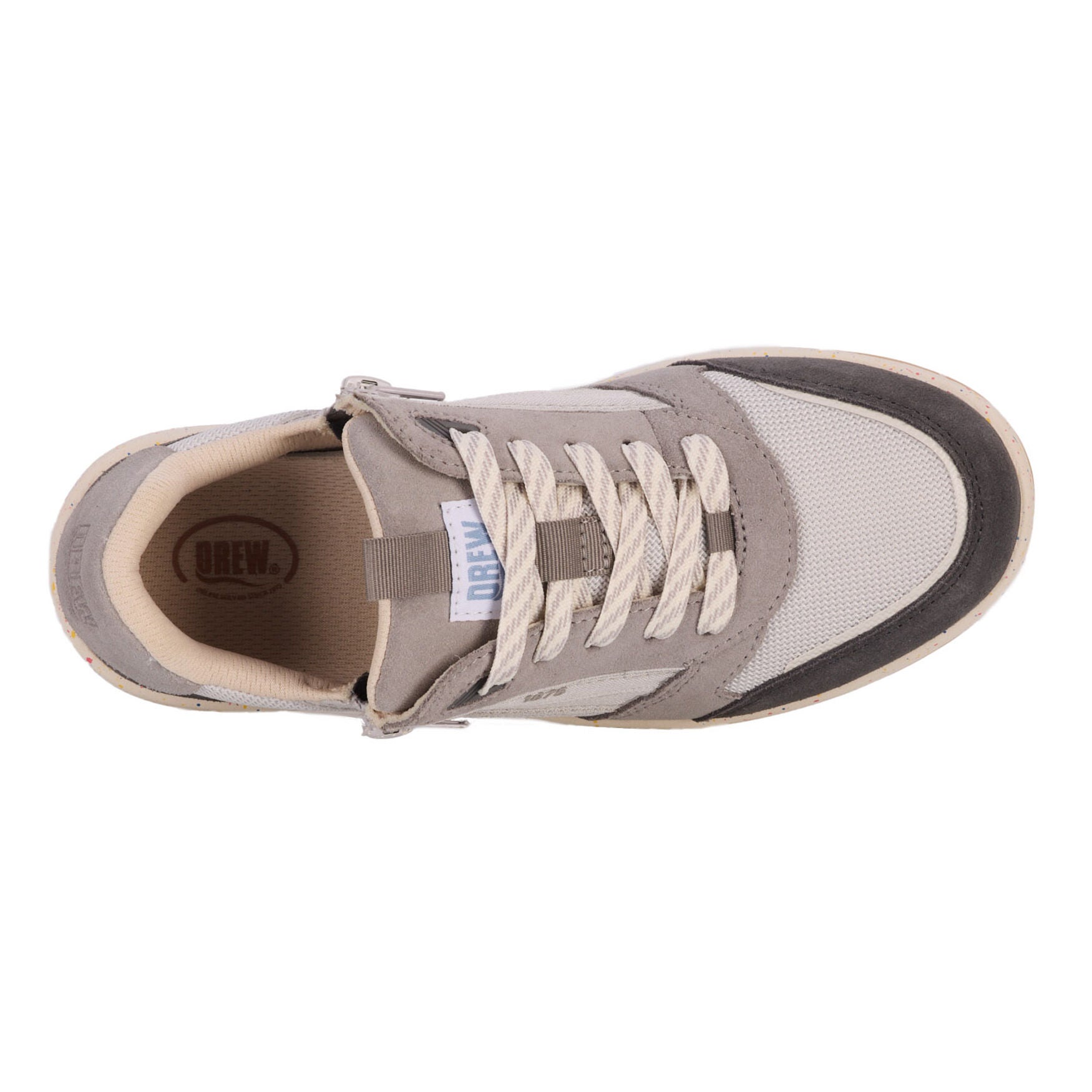 Happy Double Zip Sneaker, GREY, alternate image number 5