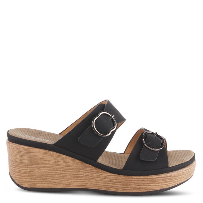 Shaniho Slide Sandal, BLACK, alternate image number 5