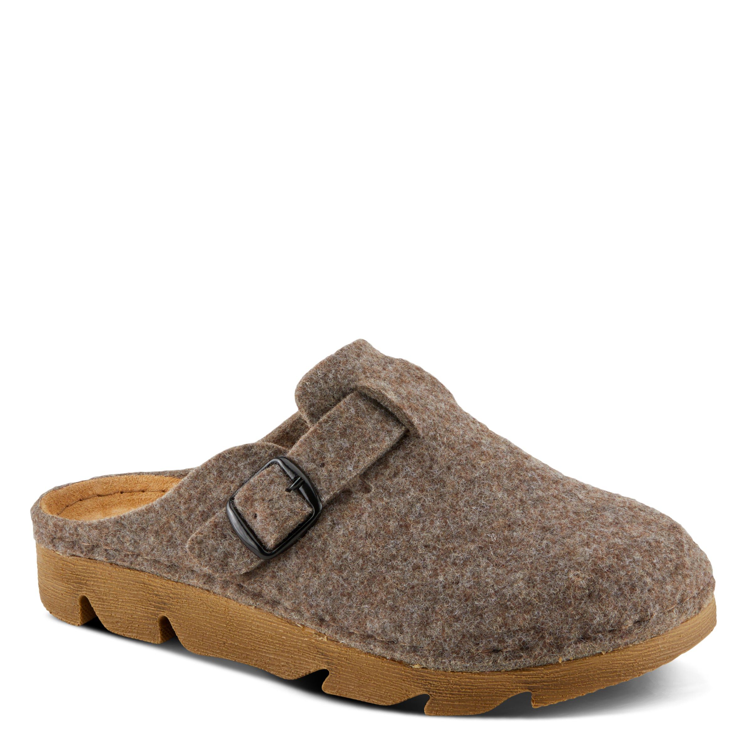 Clogger Slippers, LIGHT BROWN, hi-res image number 0