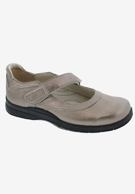 Drew Endeavor Flats, DUSTY PEWTER LEATHER, hi-res image number null