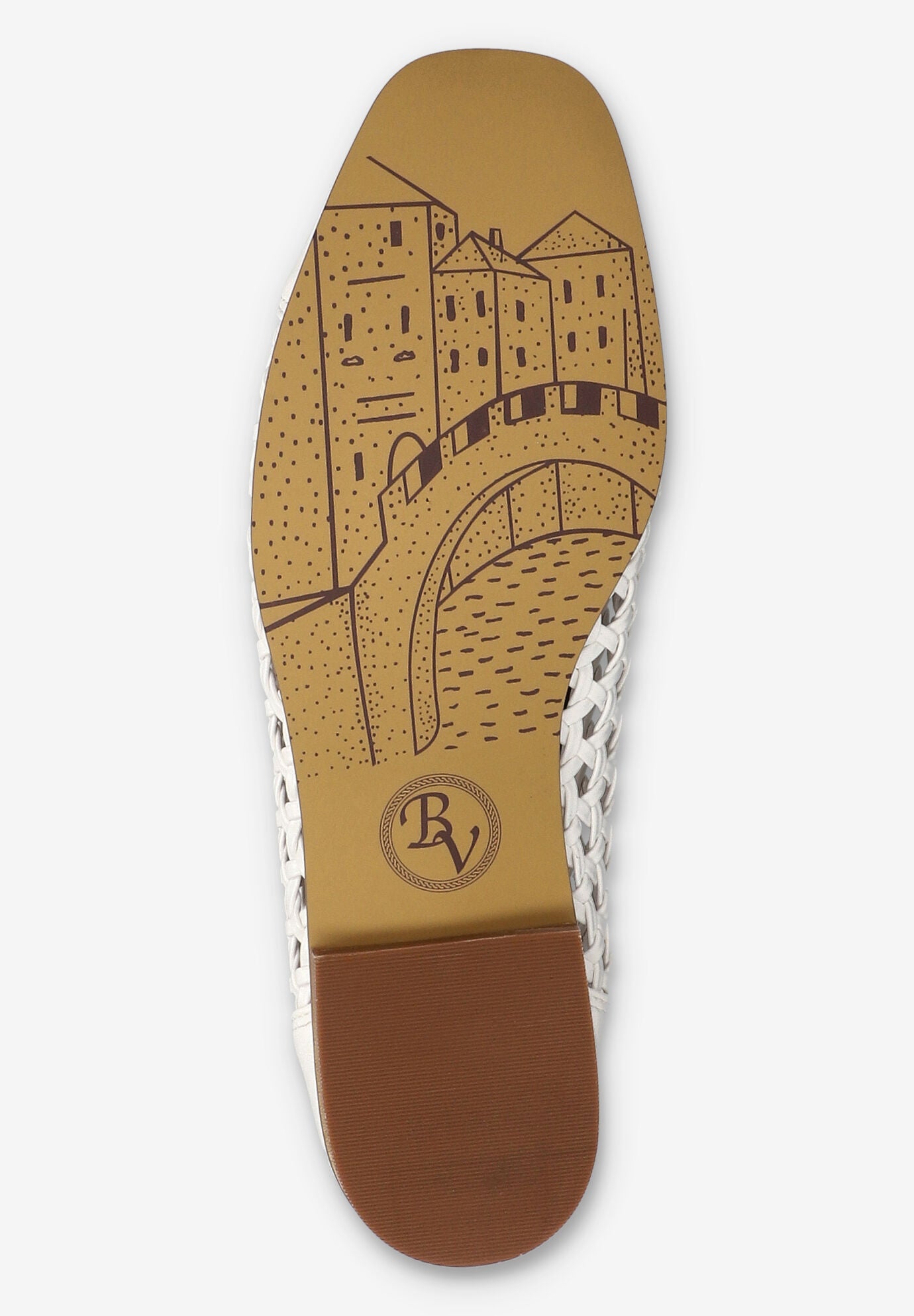 Beloved Square Toe Flat, WHITE, alternate image number 5