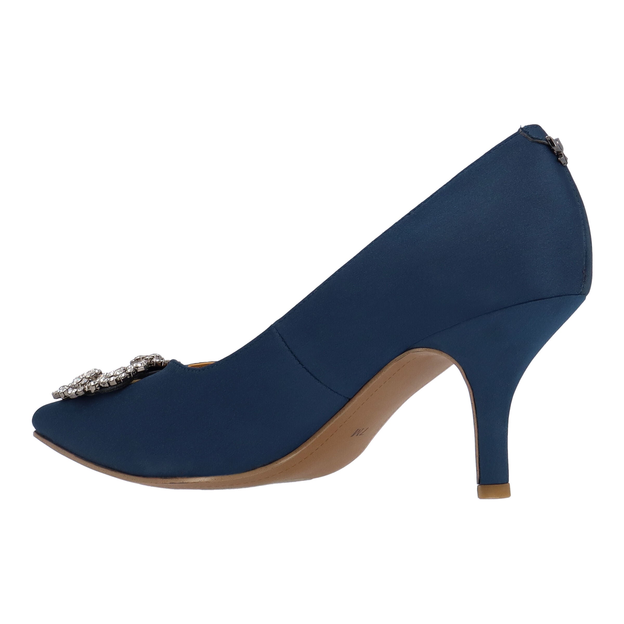 Ezara Slip-On Pump, NAVY, alternate image number 5