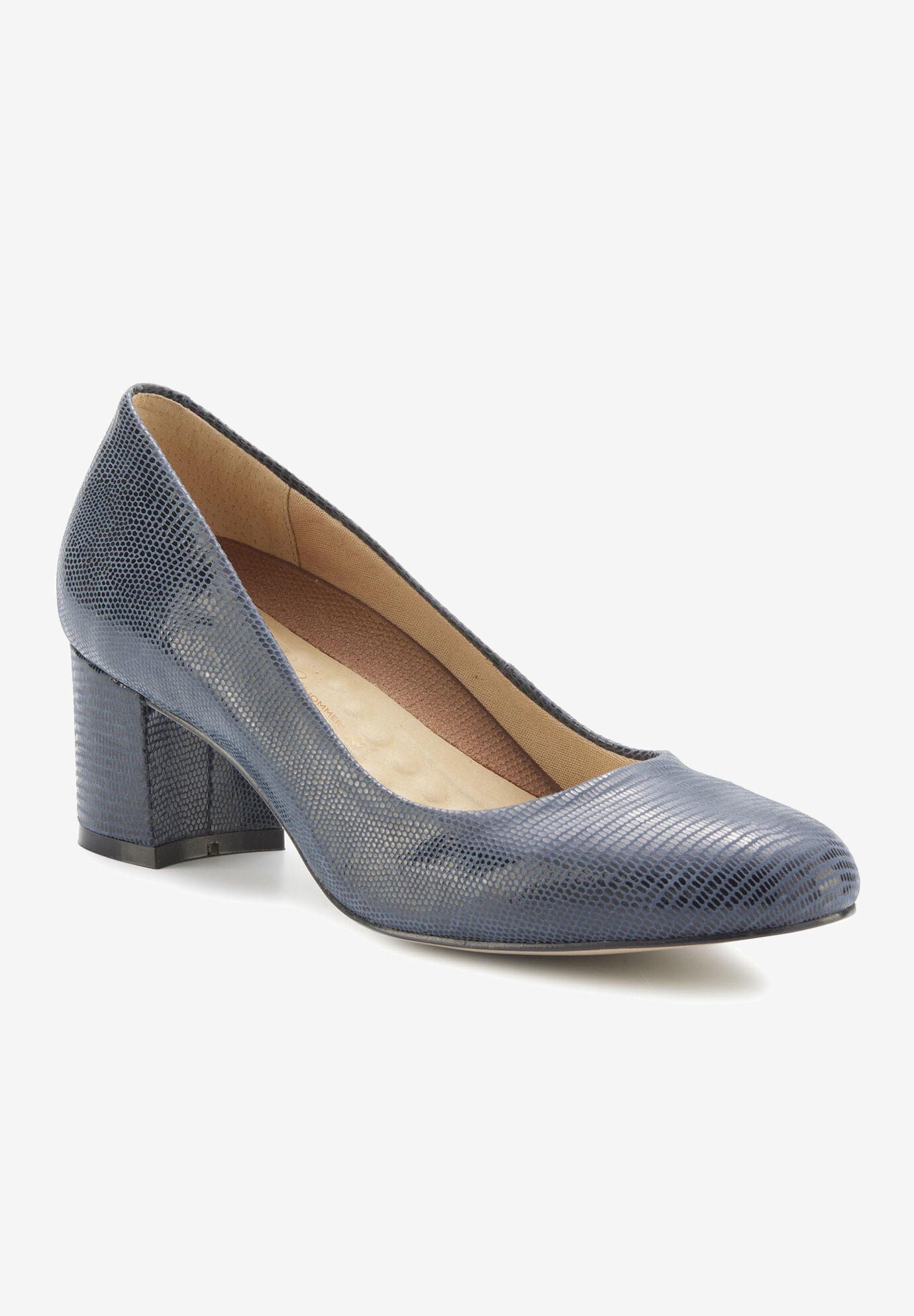 Jessica Pump, NAVY PATENT LIZARD, hi-res image number 0