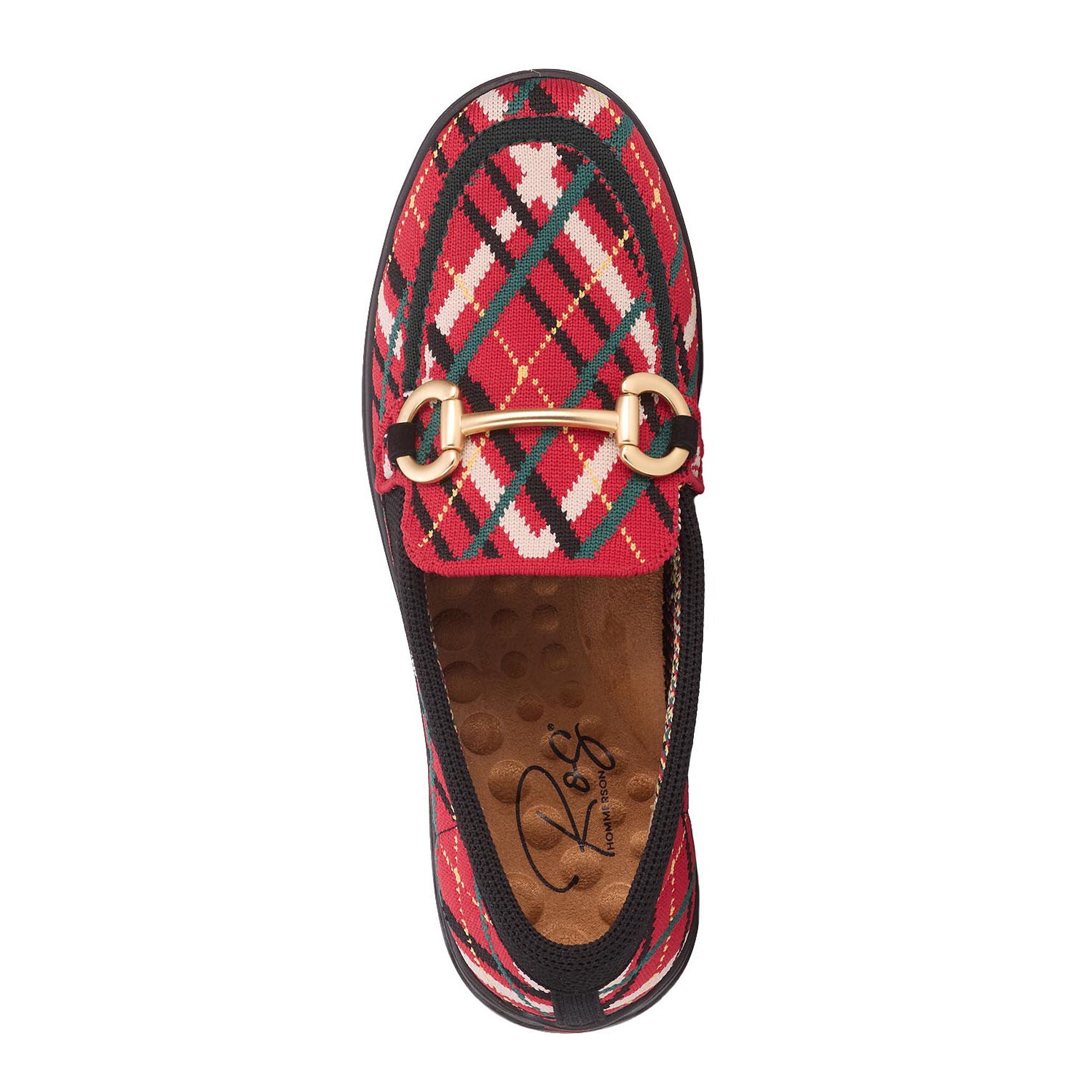 Gwyneth Stretch Knit Loafer, TARTAN PLAID, alternate image number 5