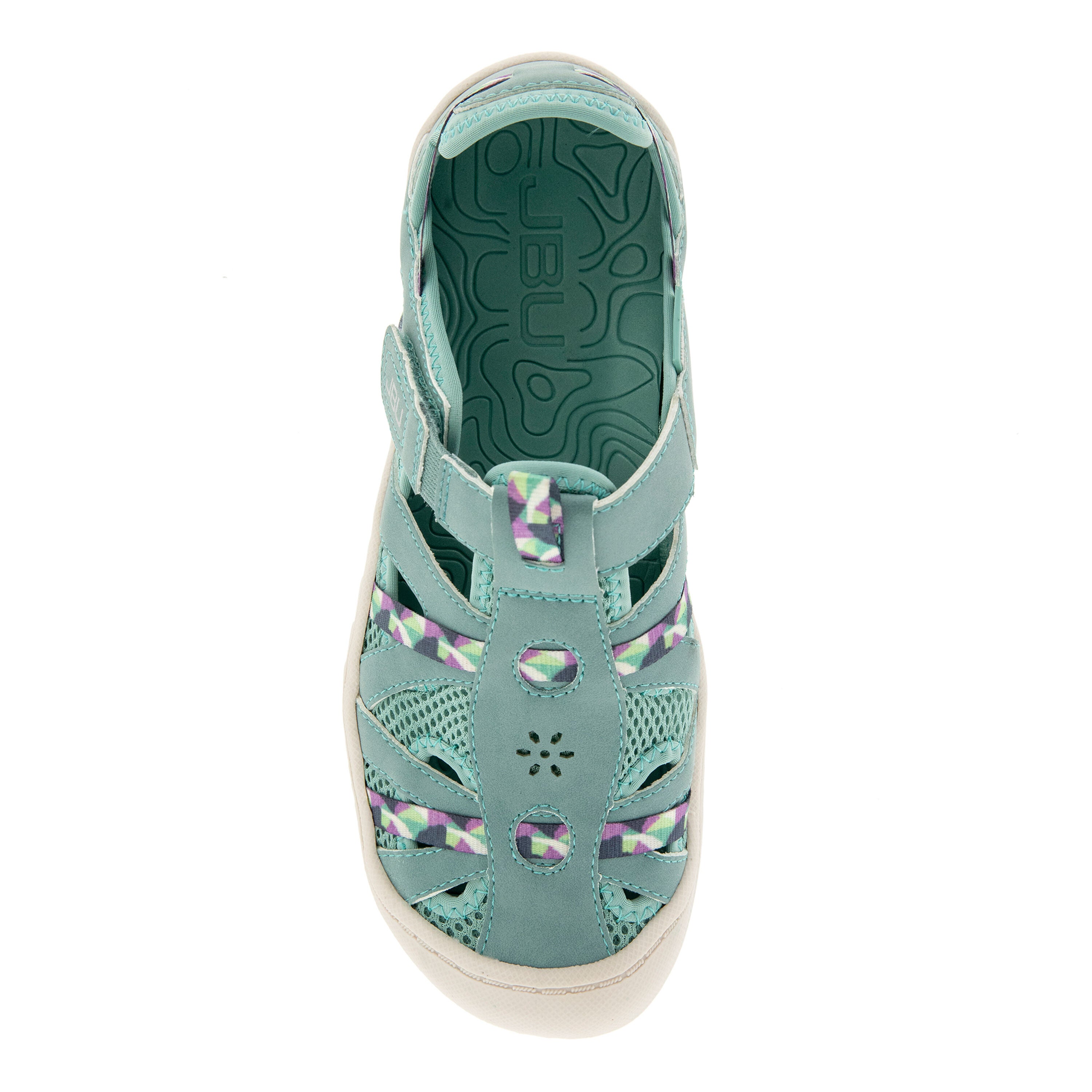 Regional Water Ready Hook and Loop Sneaker, AQUATIC TEAL, alternate image number 4