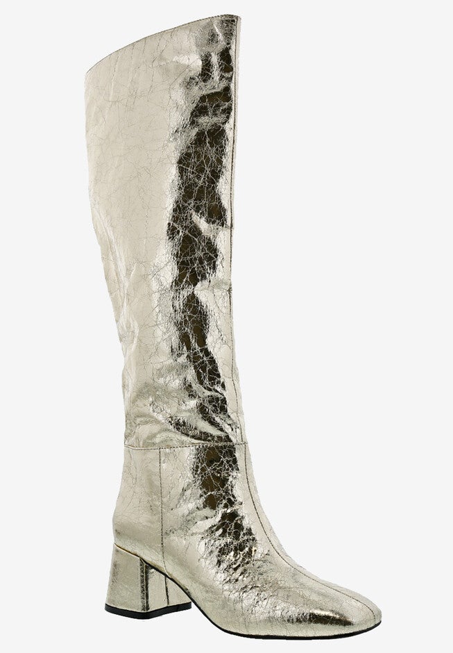 Remi Boots, GOLD METALLIC CRINKLE, hi-res image number 0