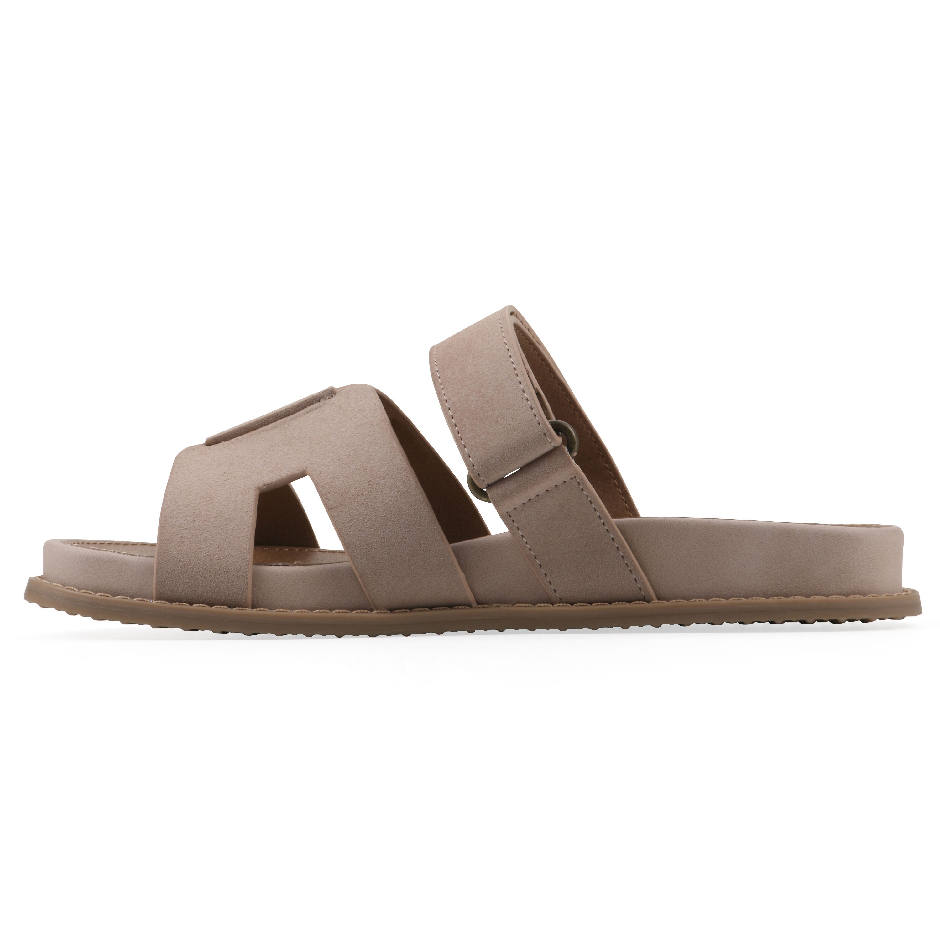 Mazi Slide Sandal, BLUSH SMOOTH, alternate image number 3