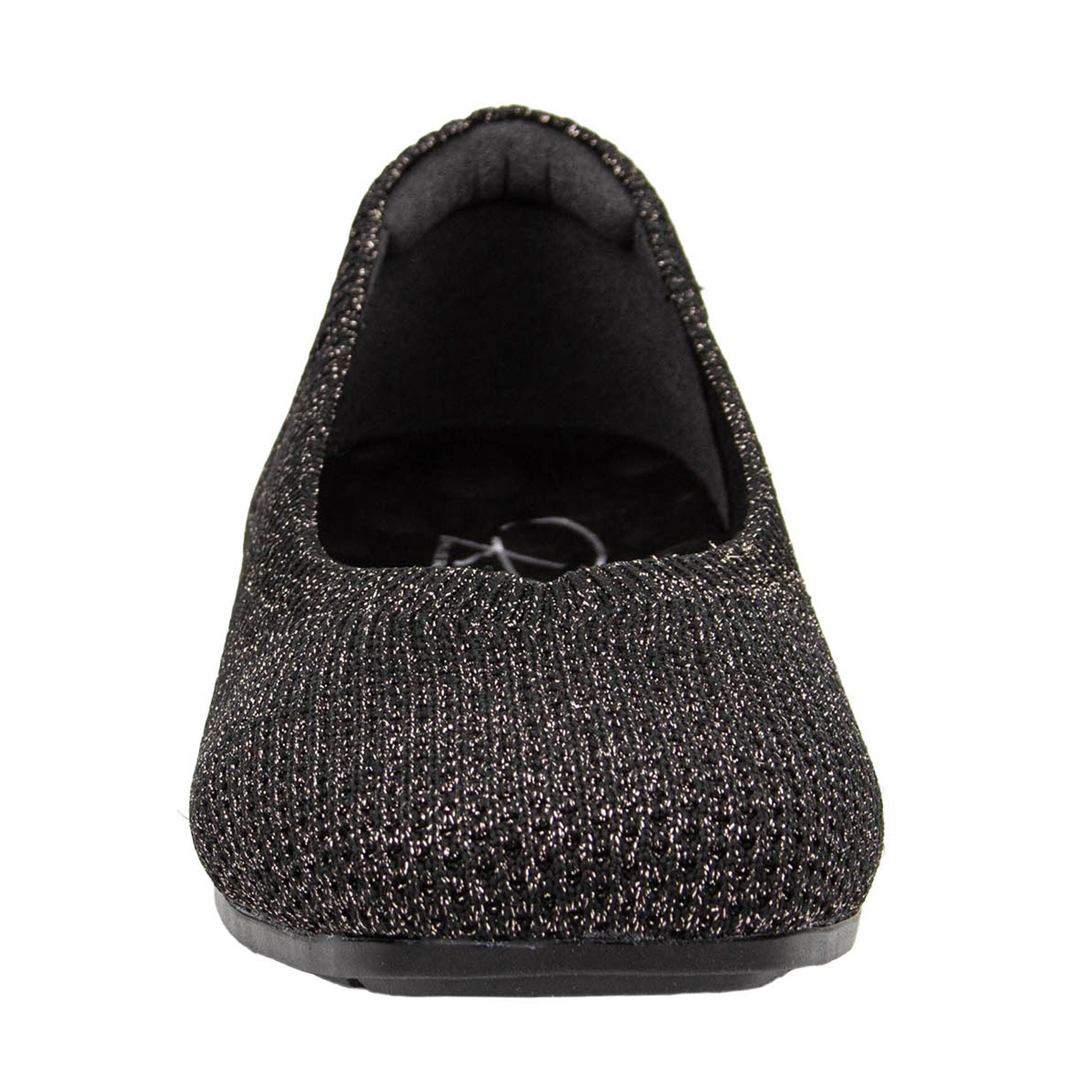 Niki Stretch Knit Flat, BLACK SPARKLE KNIT, alternate image number 4
