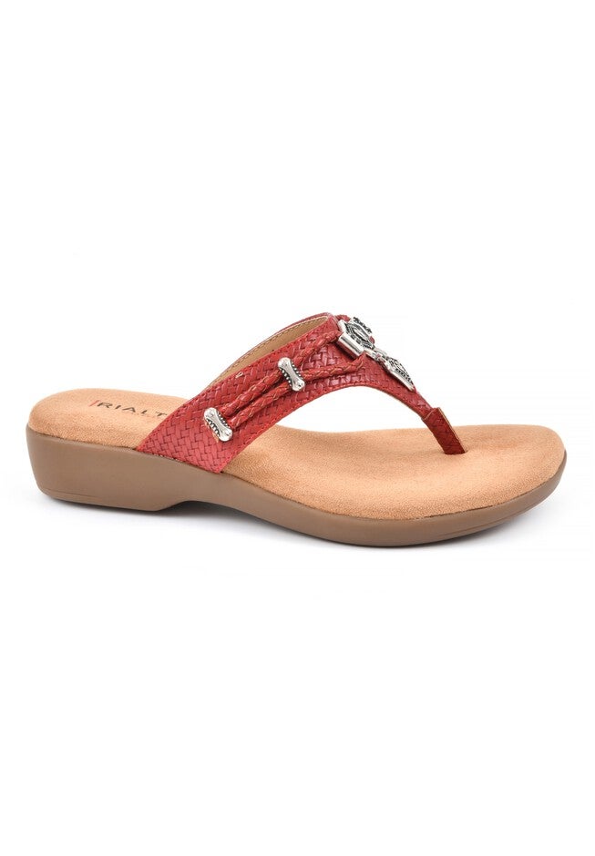 Bailee Sandal , RED WOVEN, hi-res image number null