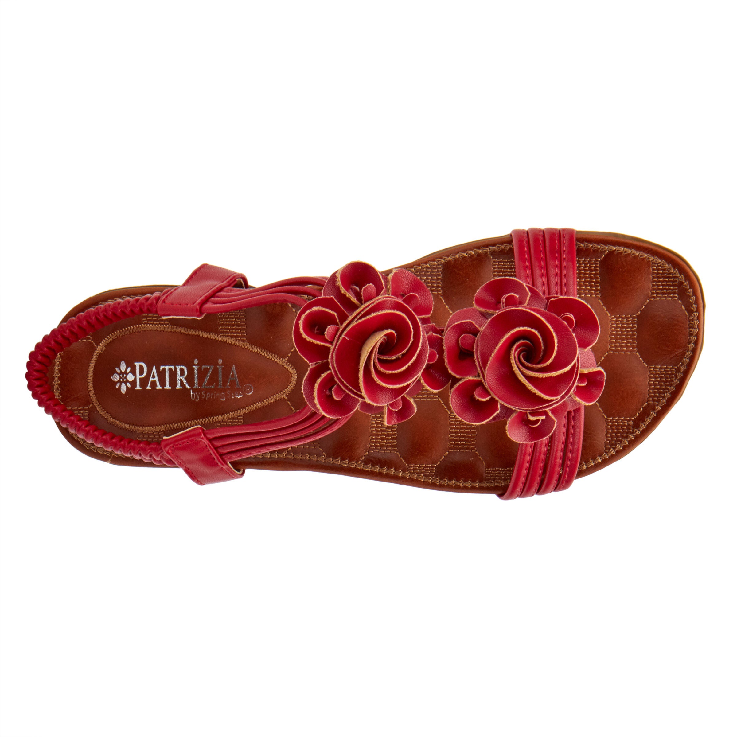 Nectarine T-Strap Thong Sandal, RED, alternate image number 3