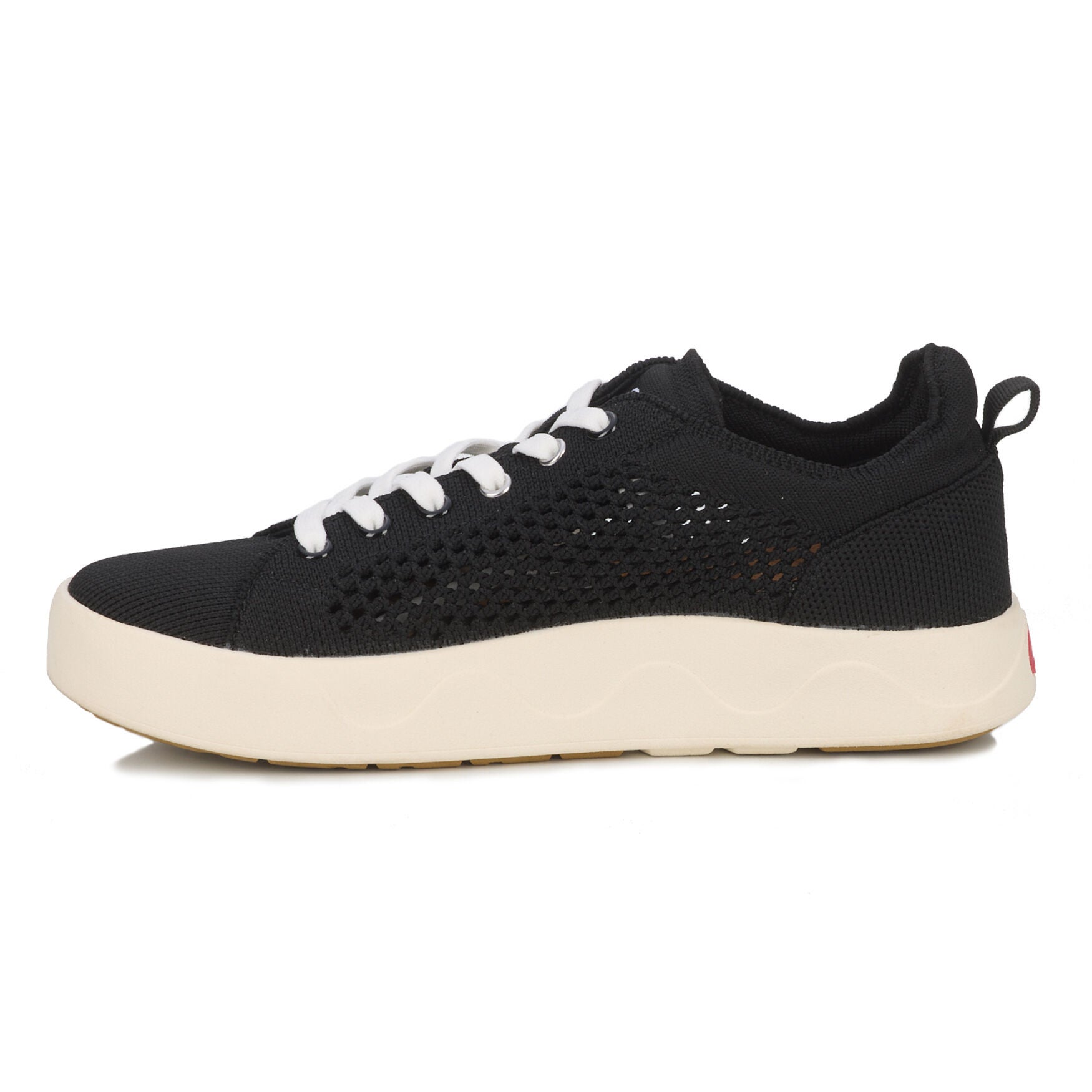 Sunnie Knit and Mesh Sneaker, BLACK, alternate image number 4