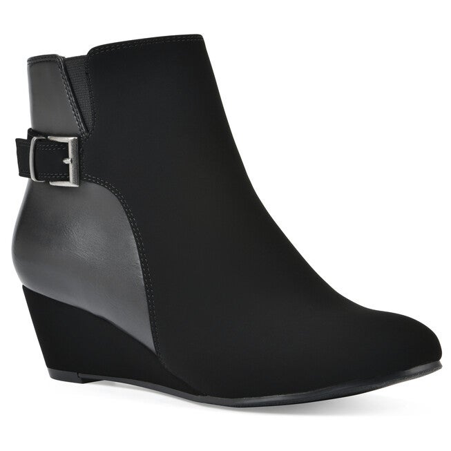 Carmen Wedge Bootie - WIDE, BLACK, hi-res image number 0