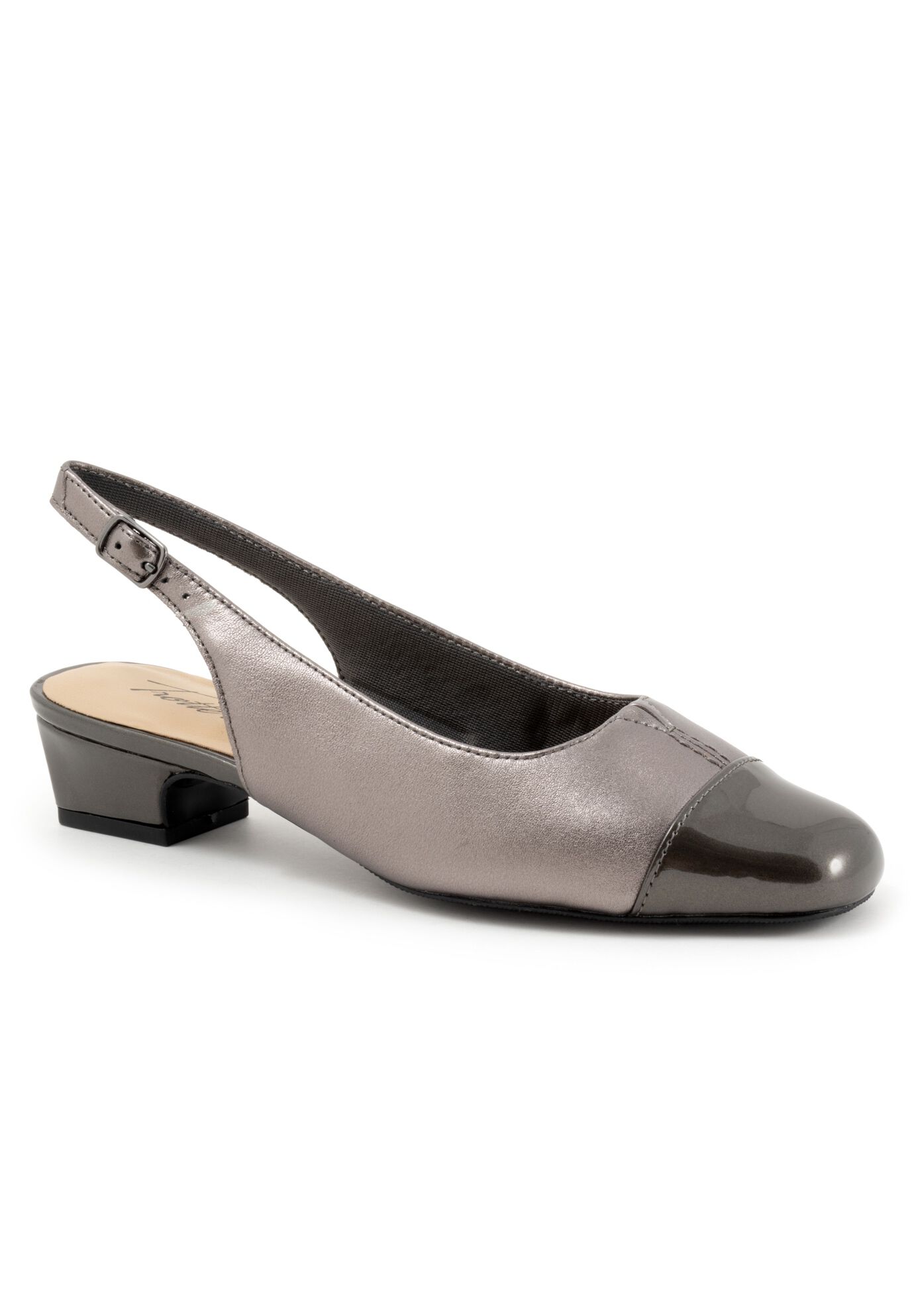 Dea Slingbacks by Trotters&reg;, PEWTER, hi-res image number 0