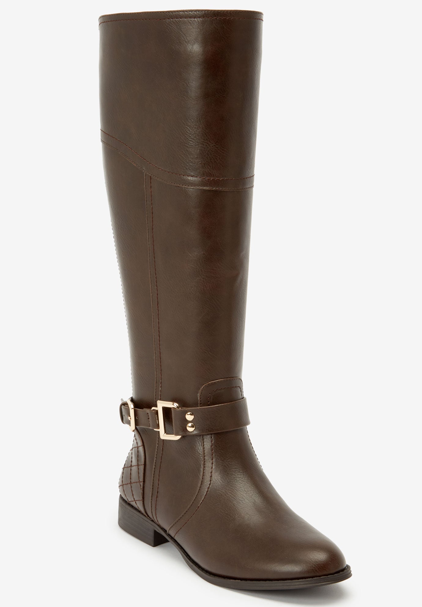 Comfortview Womens Wide Width The Milan Wide Calf Boot