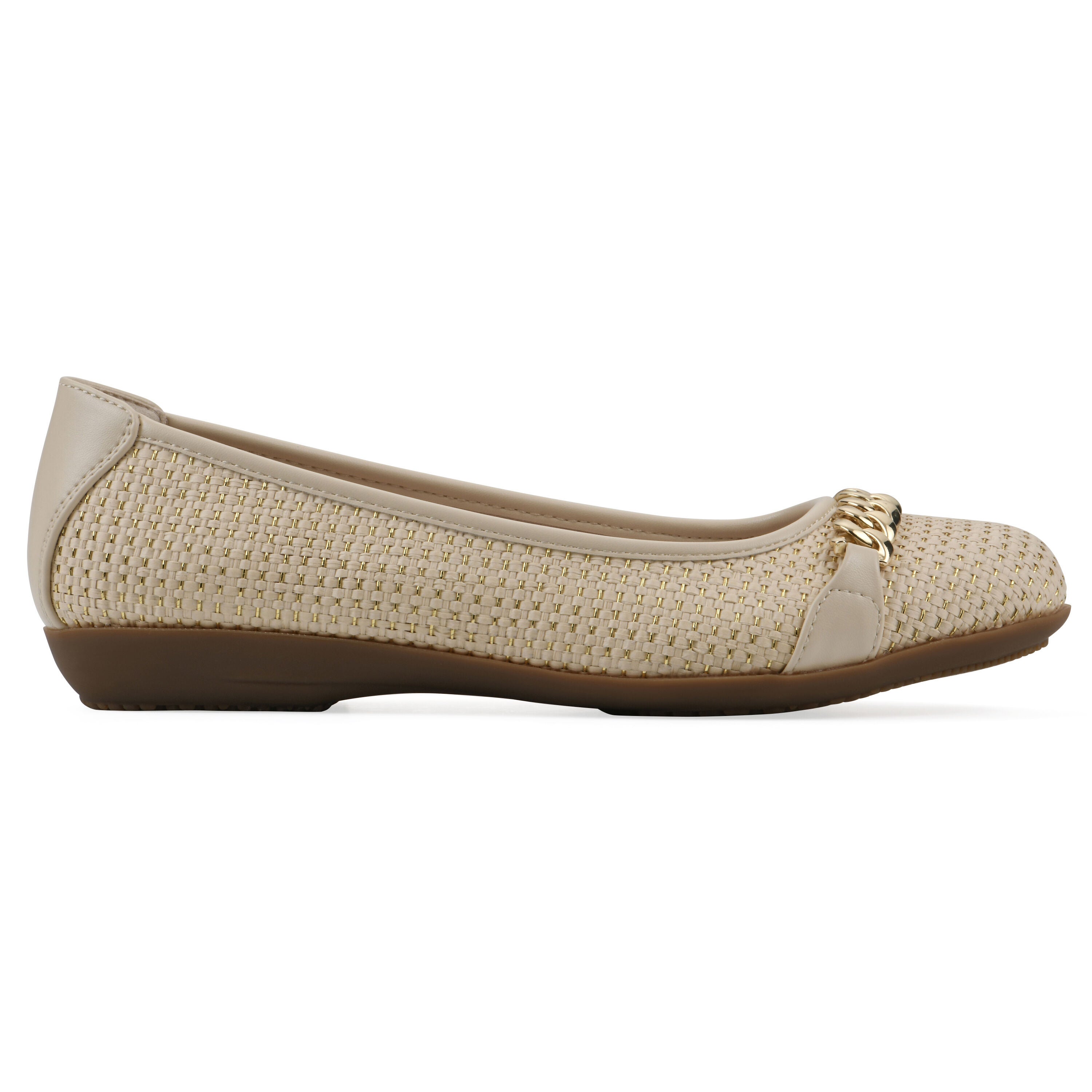 Charmed Ballet Flat, GOLD MULTI CANVAS, alternate image number 2