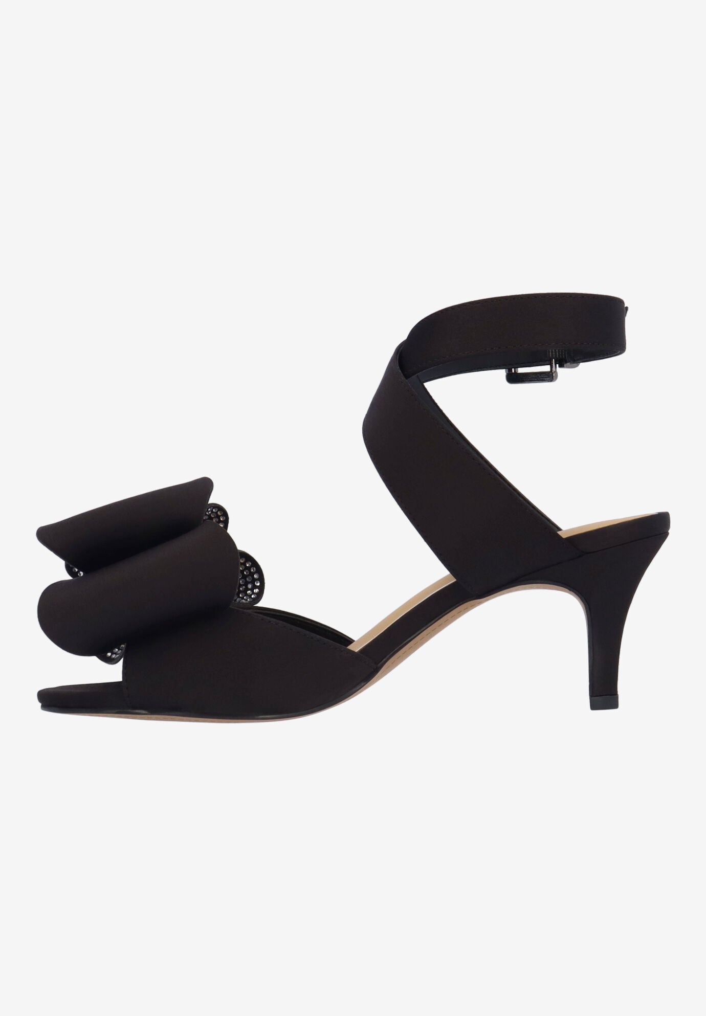 Nerelle Ankle Strap Sandal, BLACK, alternate image number 4