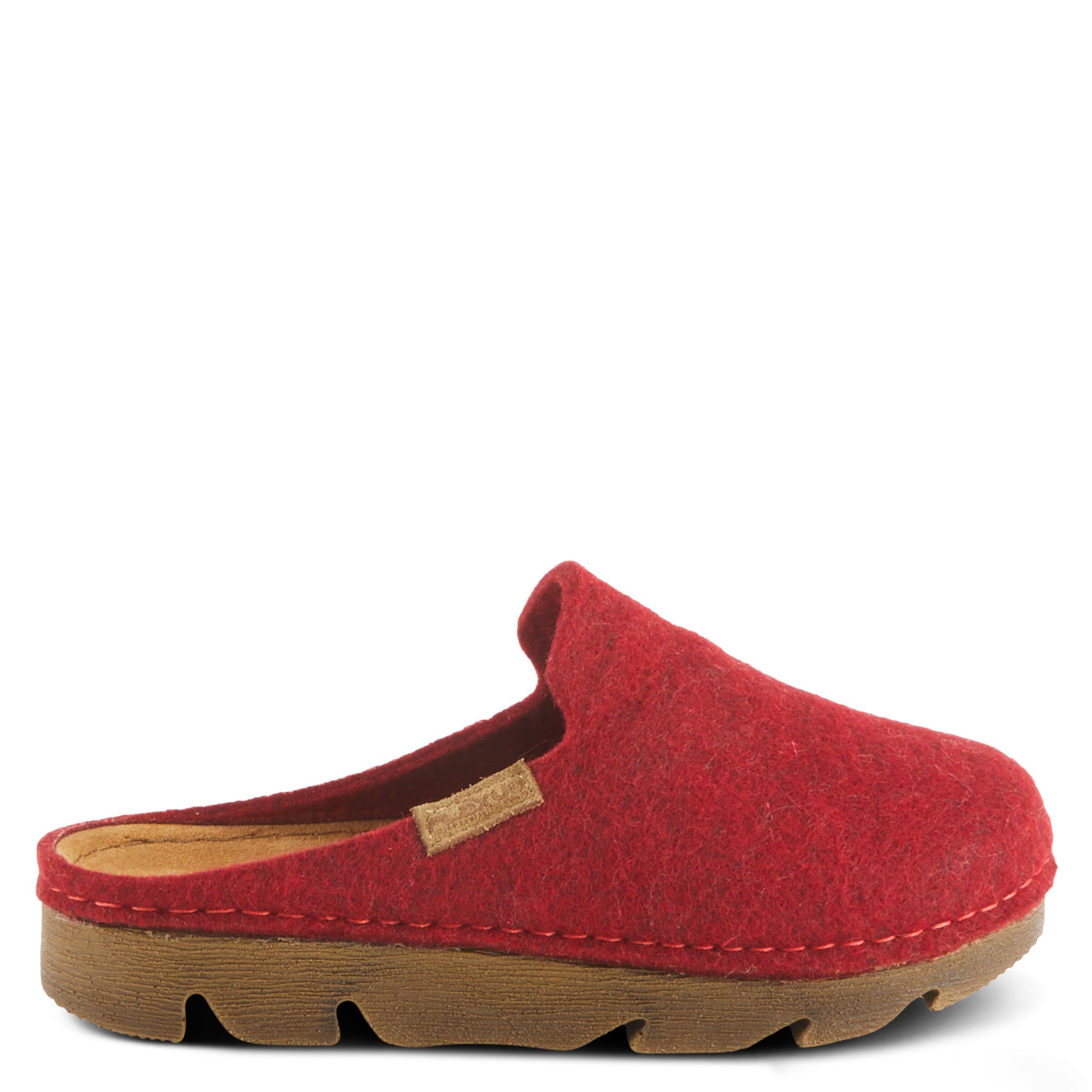 Cloggish Open Back Clog Slipper, RED, alternate image number 5