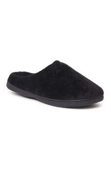Darcy Velour Slipper Clog with Quilted Cuff