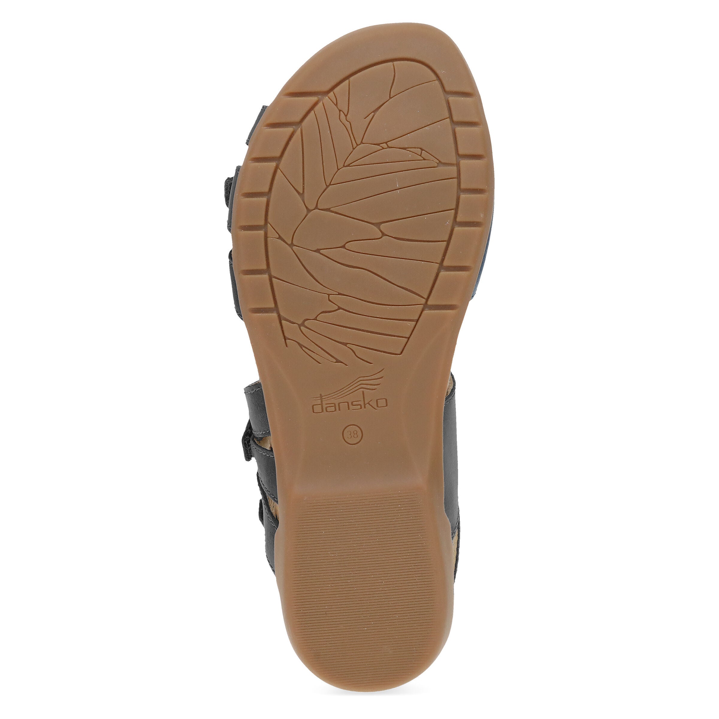 Ruthie Leather Sandal, BLACK, alternate image number 3