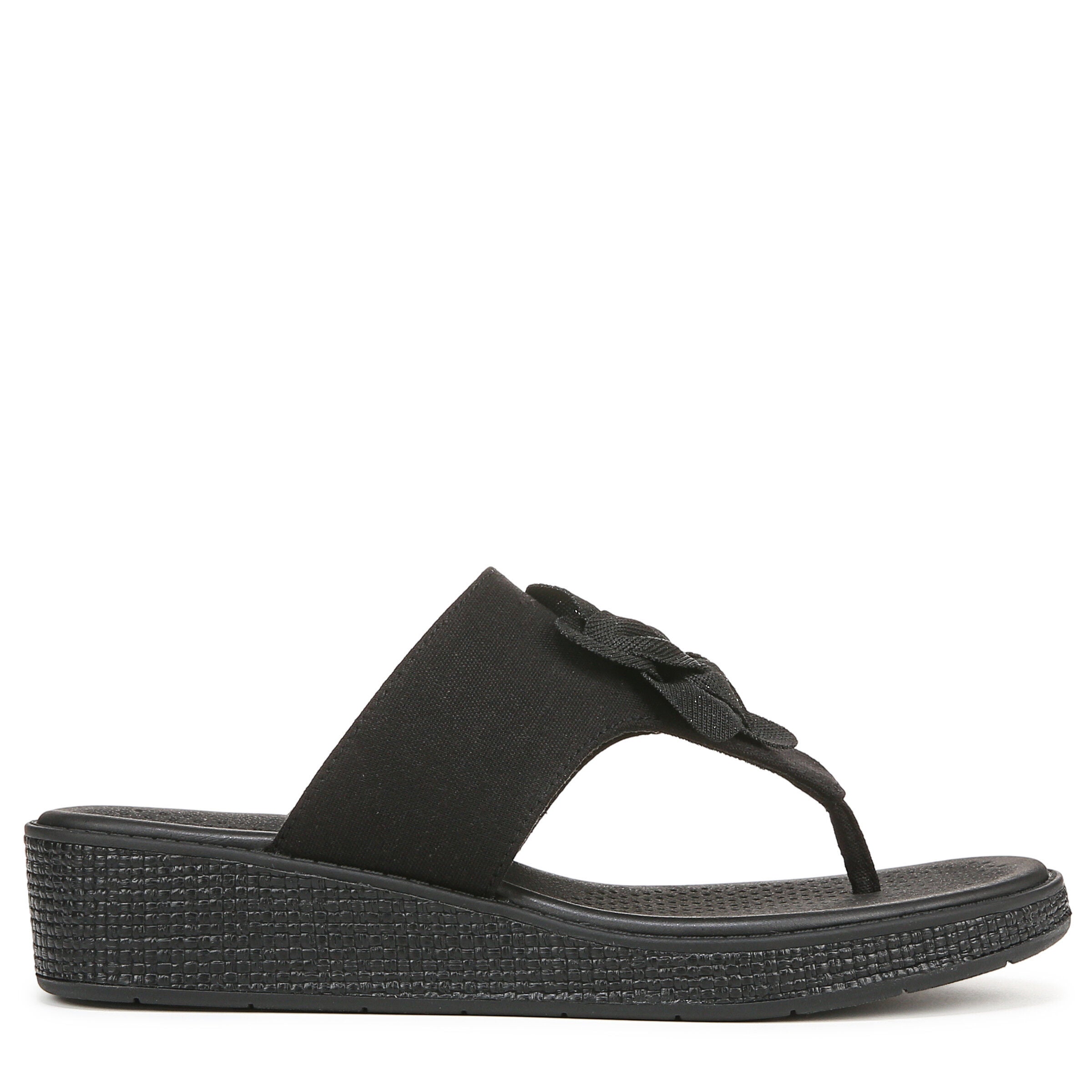Bloom Sandal, BLACK STRETCH, alternate image number 3
