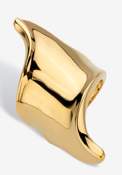 Gold-Plated Free-Form Ring