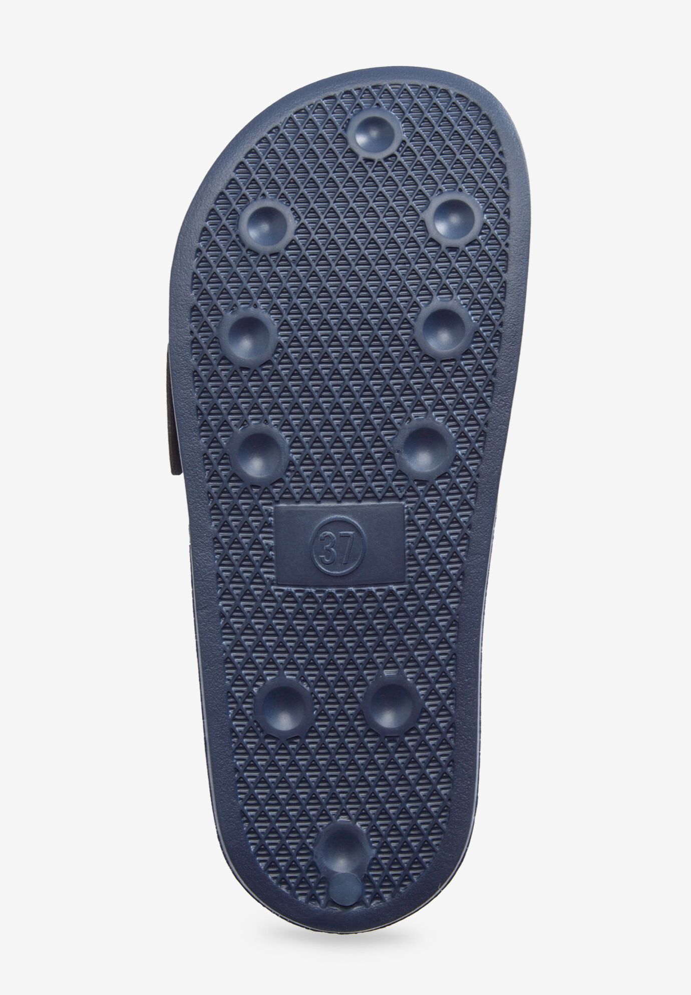 The EVA Slip On Slide Sandal, NAVY, alternate image number 2