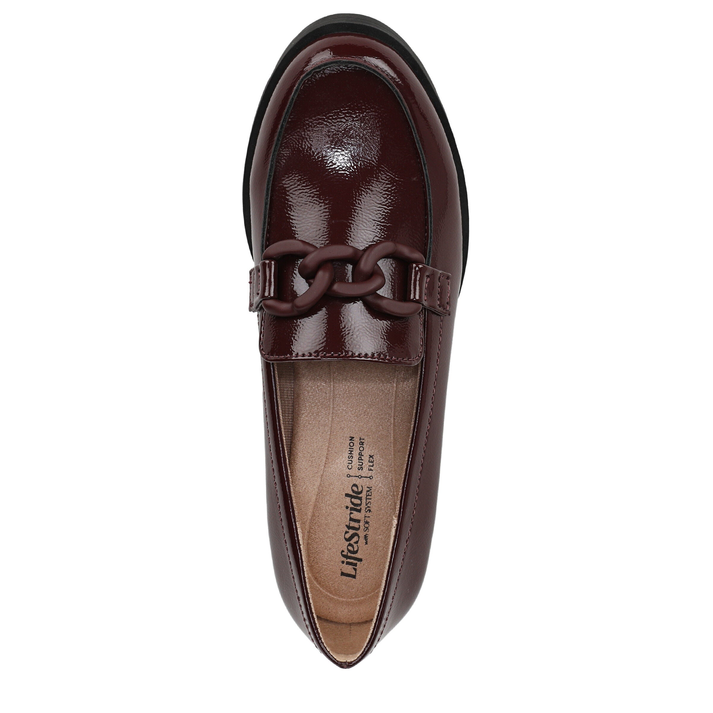London 2 Bit Loafer, DARK CHOCO PATENT, alternate image number 6