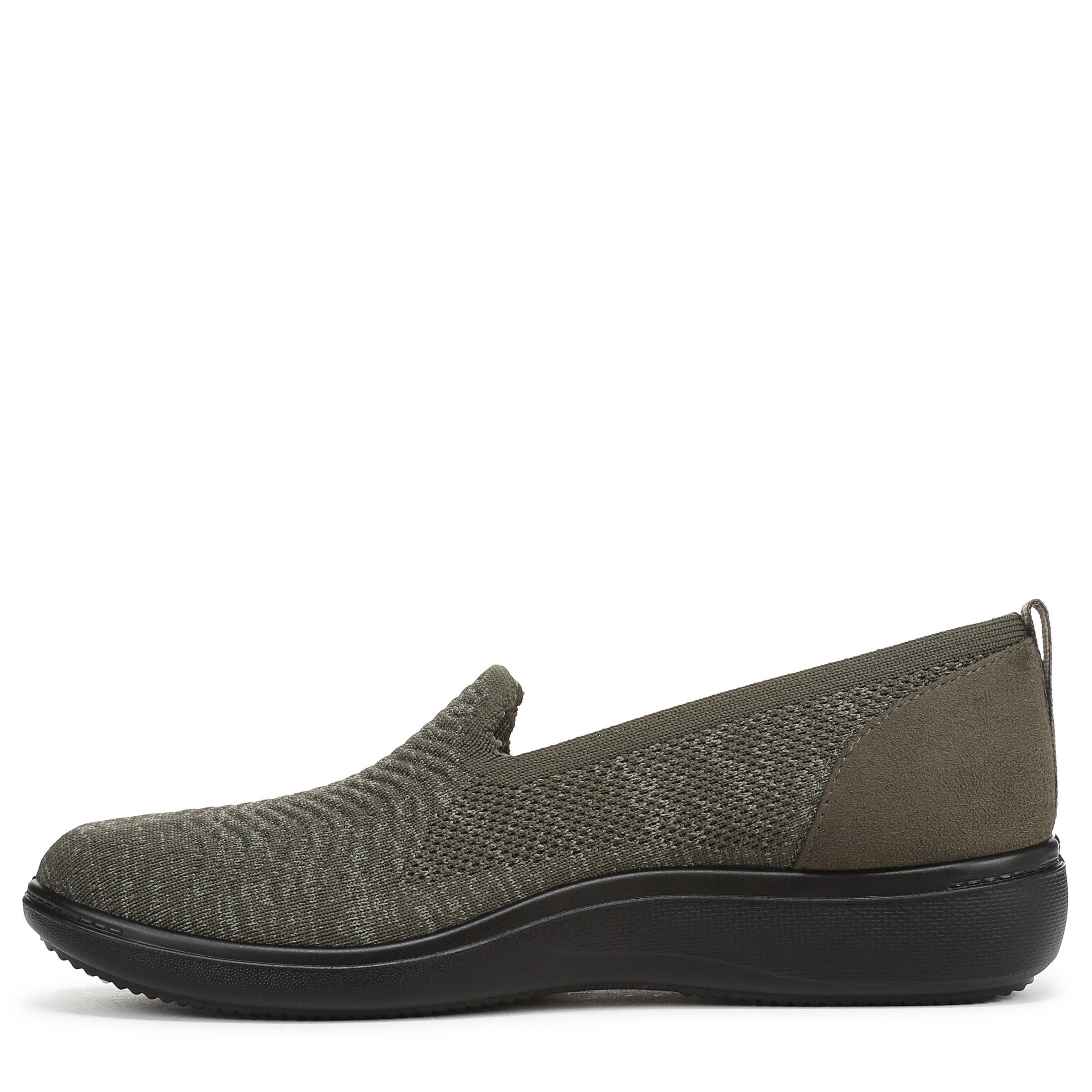 Boulevard Knit Slip-On Flat, ARMY GREEN FABRIC, alternate image number 5