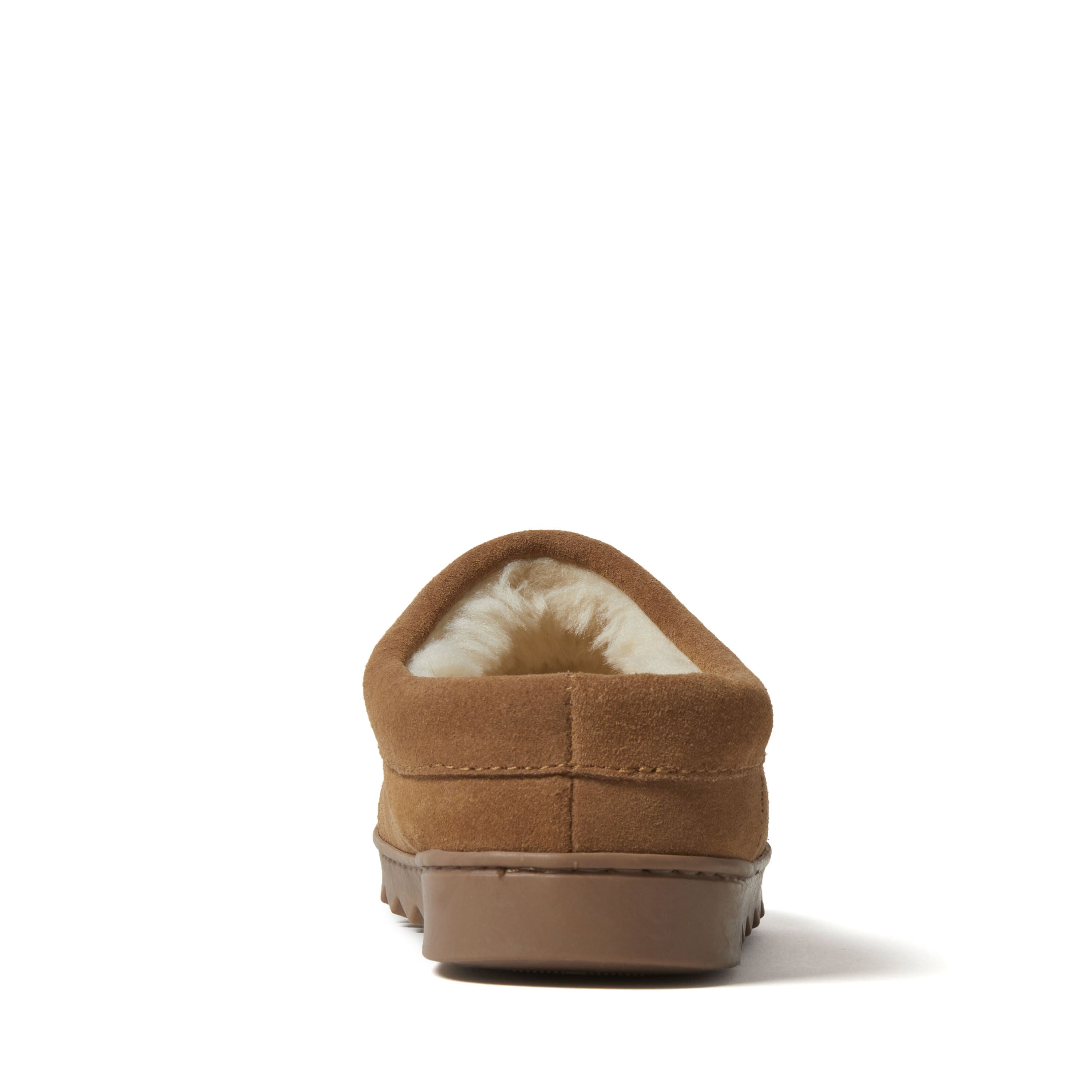 Doreen Genuine Suede Clog, CHESTNUT, on-hover image number 1