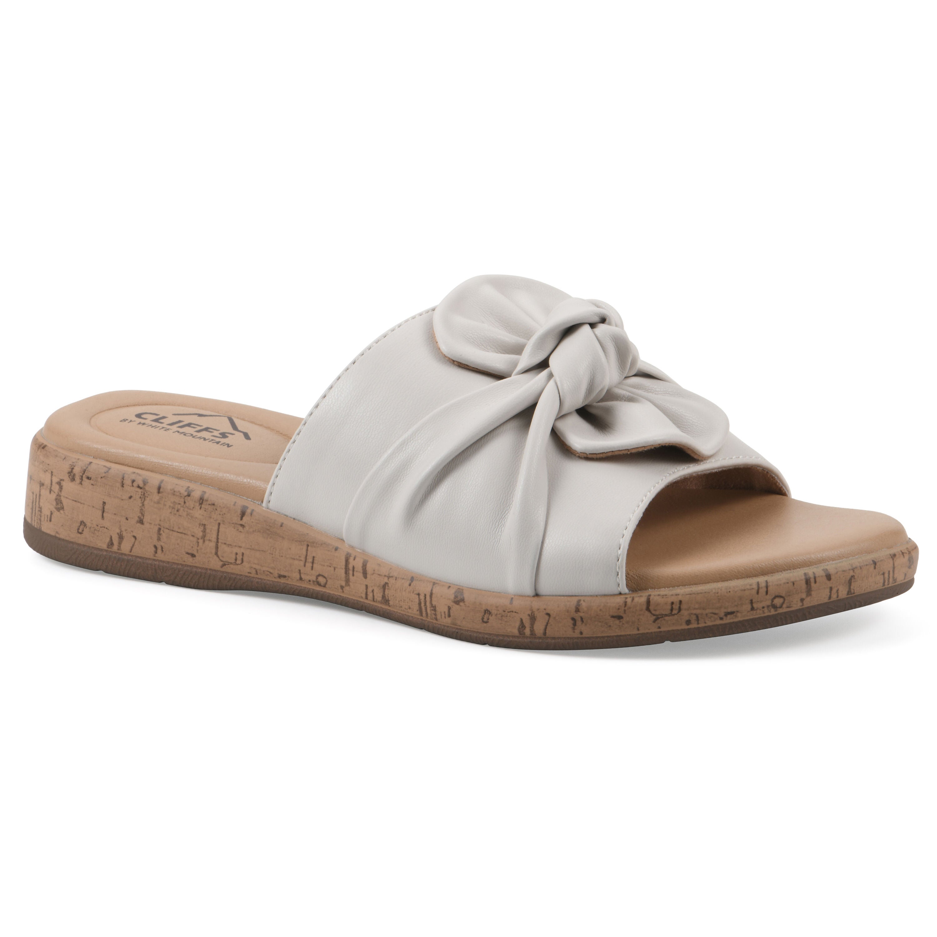 Bonelle Slide Sandal, OFF WHITE SMOOTH, hi-res image number 0