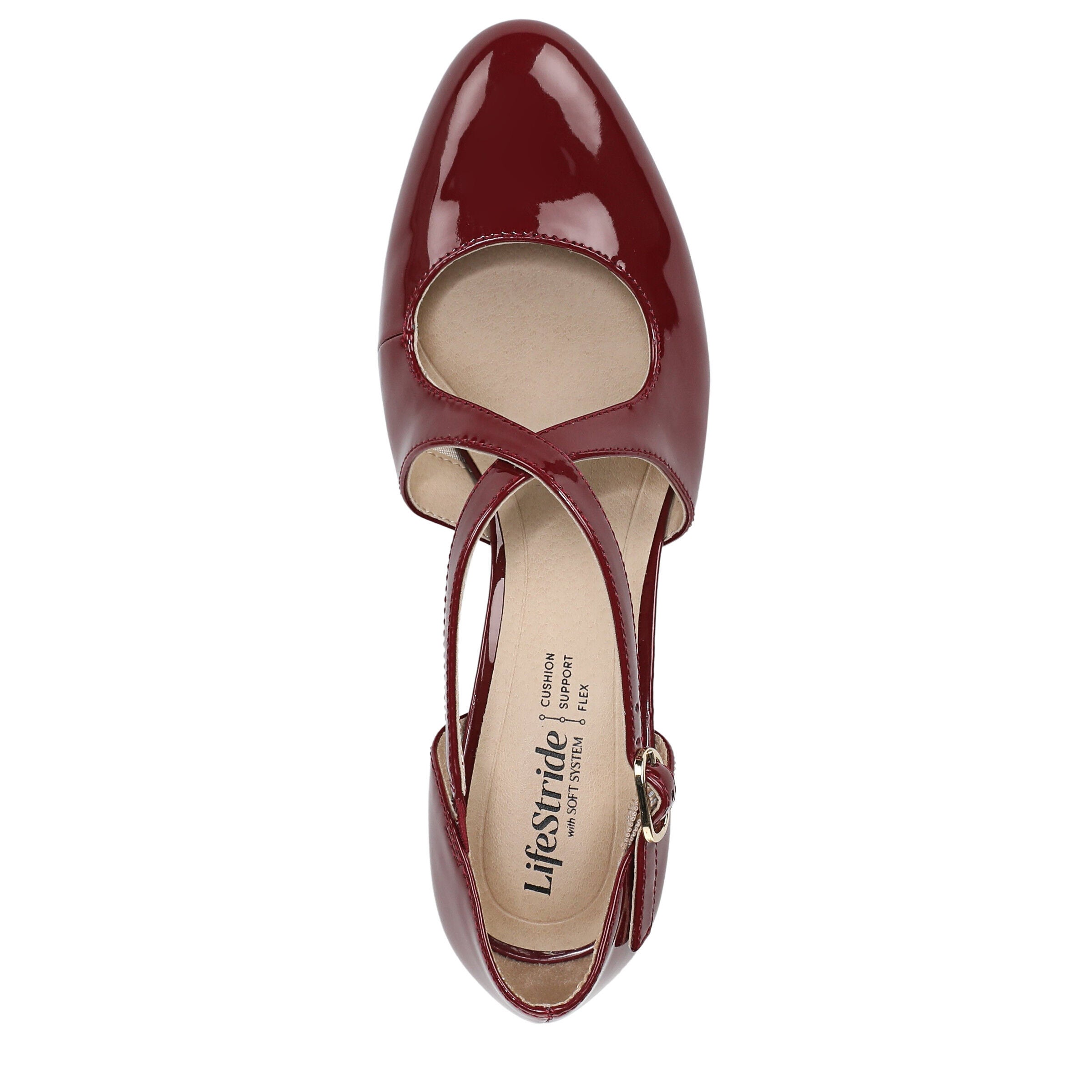 Tracy Strappy Pump, DARK CHERRY, alternate image number 6