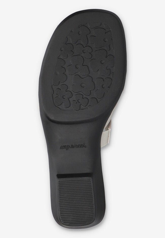 Lakeport Comfort Slide Sandal, SILVER, alternate image number 5