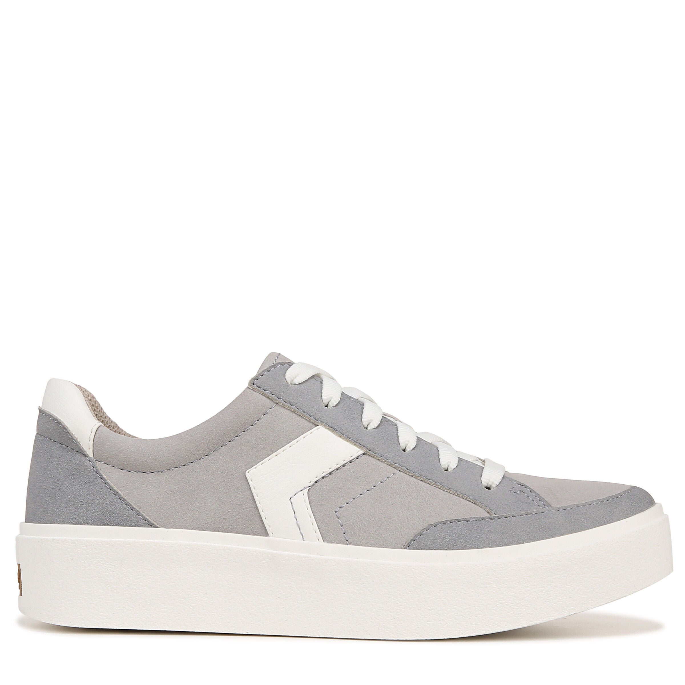 Madison Lace Sneaker, GREY, alternate image number 3