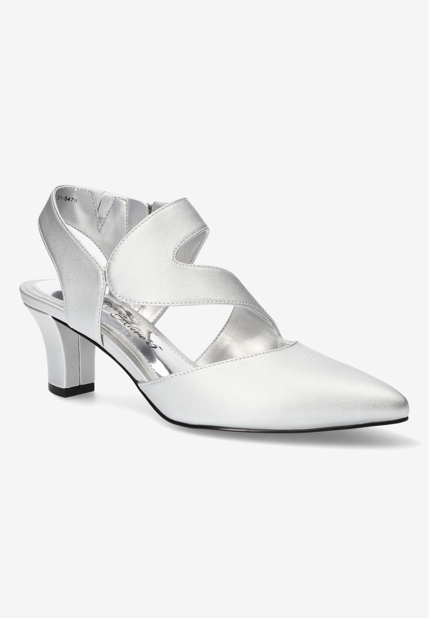 Venue Pumps, SILVER SATIN, hi-res image number 0