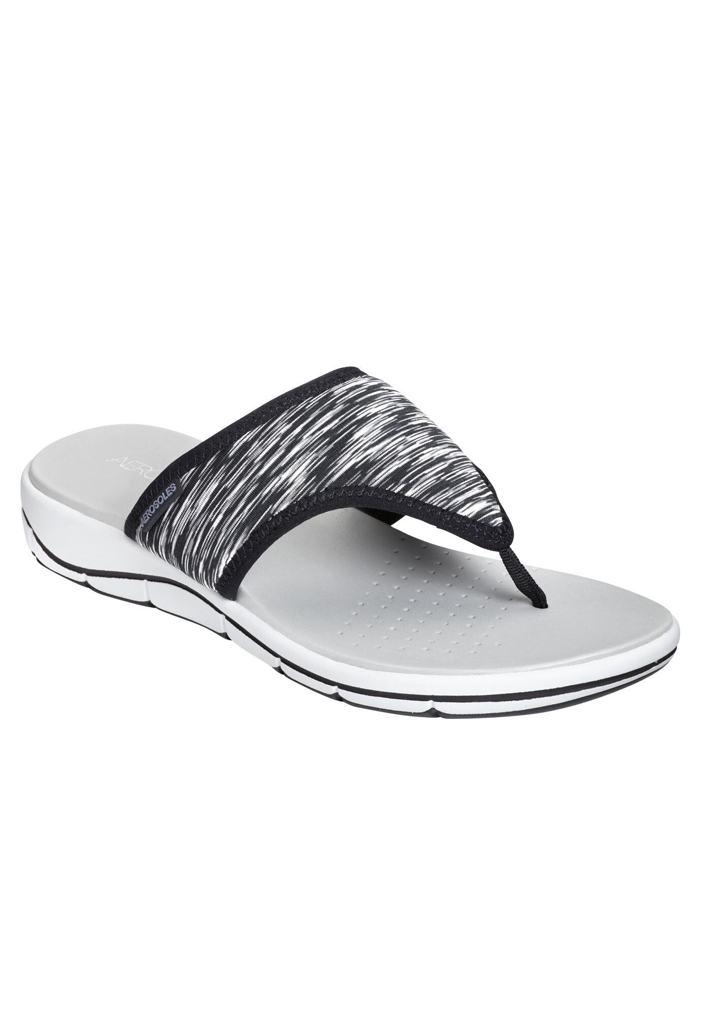 Performance Sandals by Aerosoles&reg;, BLACK COMBO, hi-res image number 0