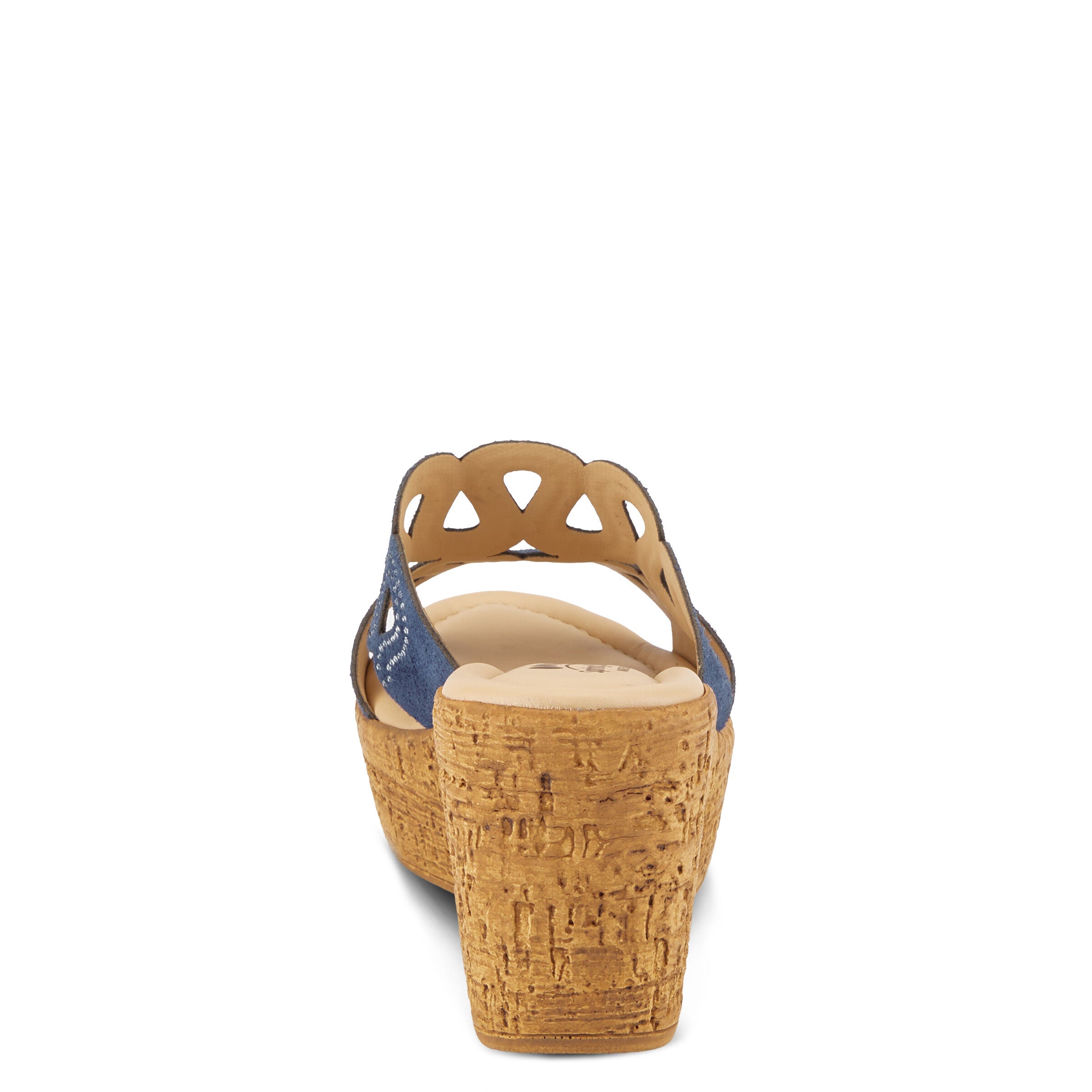 Mssteamy Slide Sandal, NAVY SUEDE, alternate image number 4