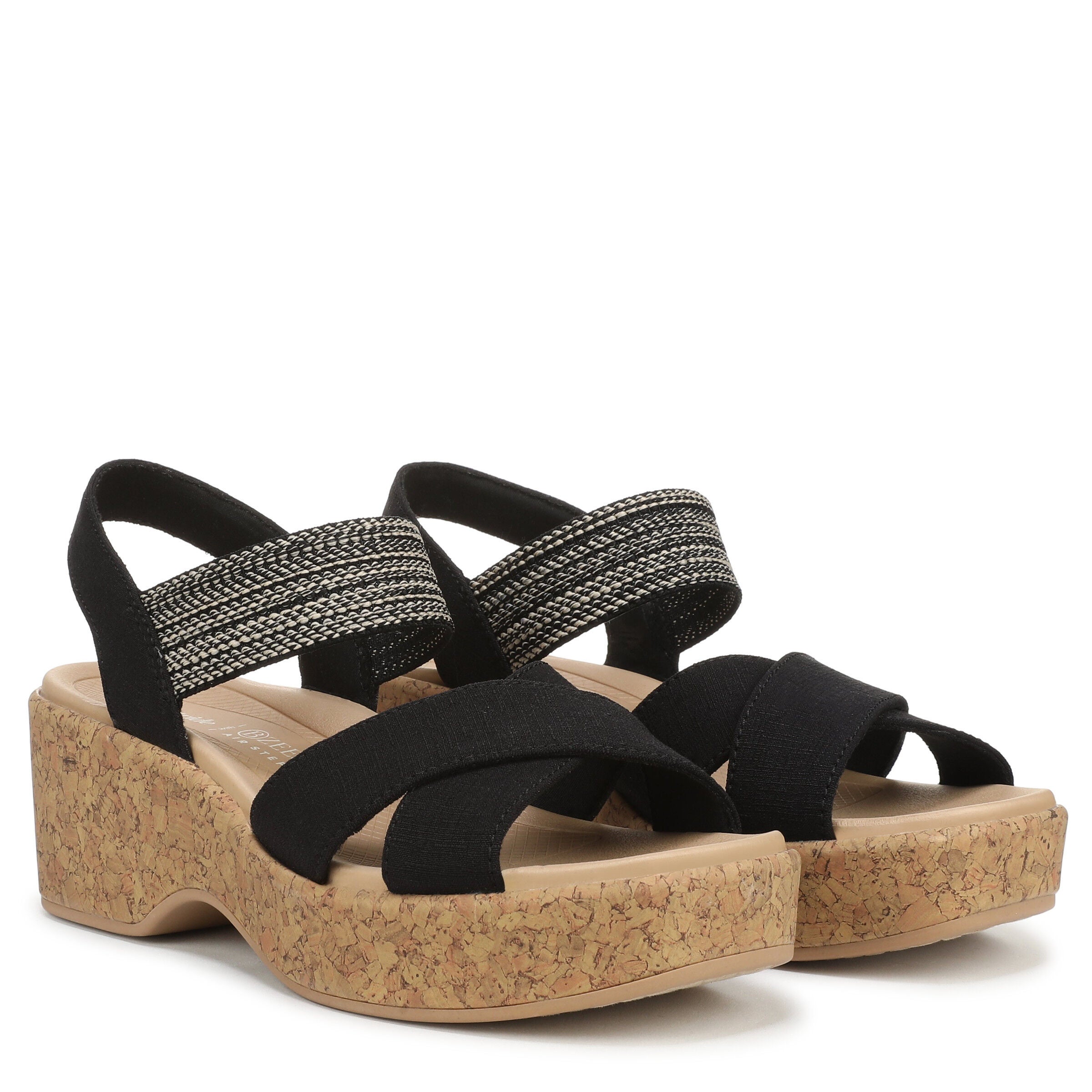 Verity Platform Sandal, BLACK, alternate image number 2