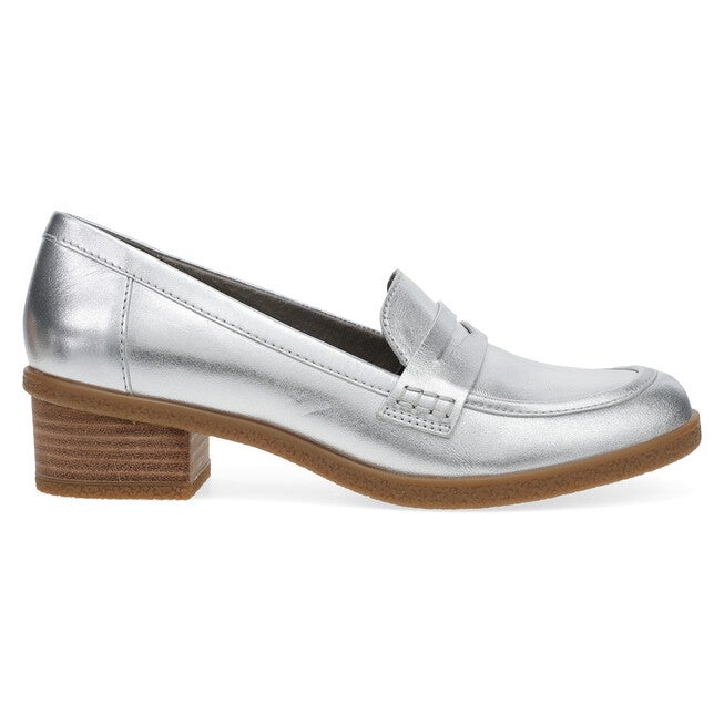 Danica Slip On Loafer, SILVER, alternate image number 4