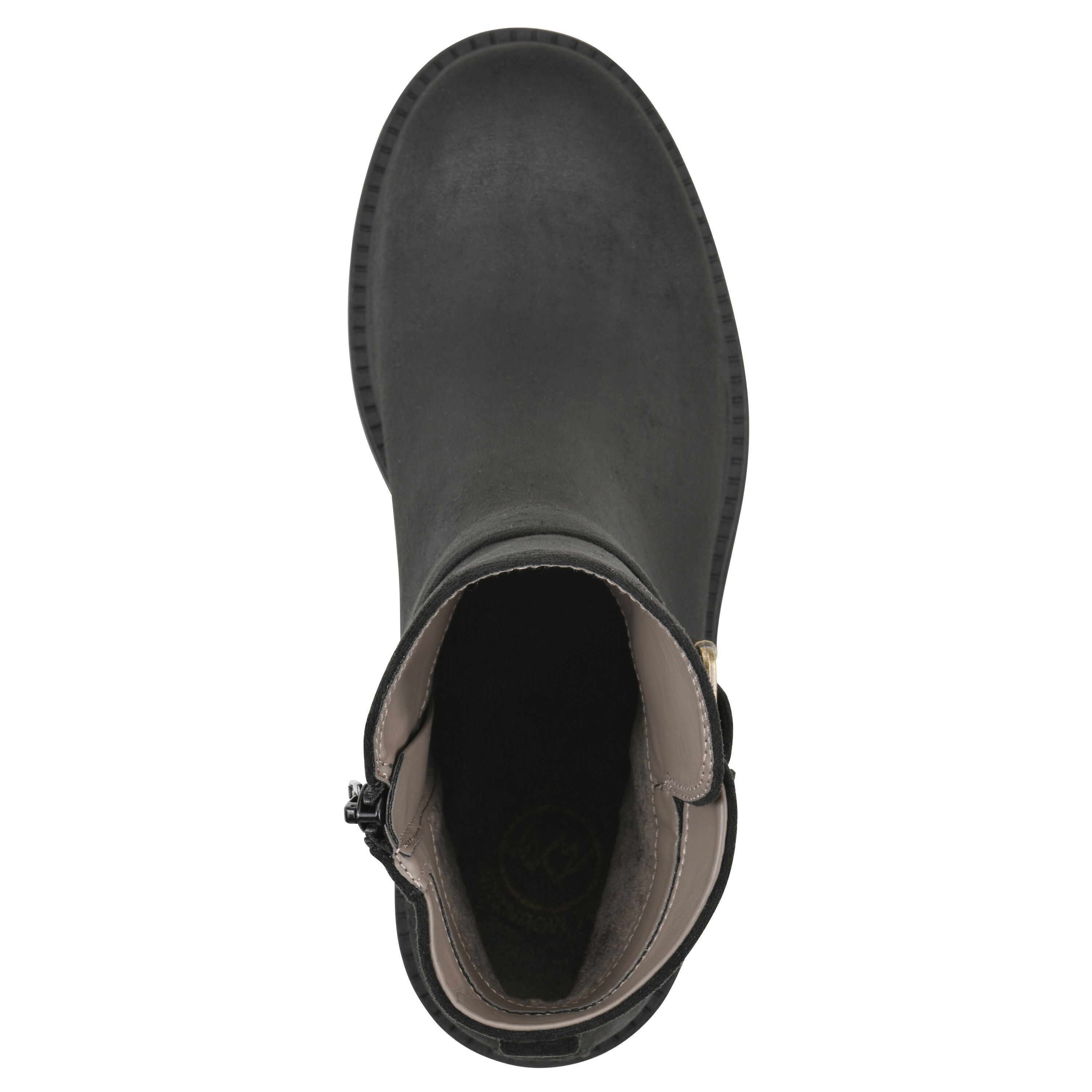 Bodie Lug Sole Bootie, BLACK FABRIC, alternate image number 4