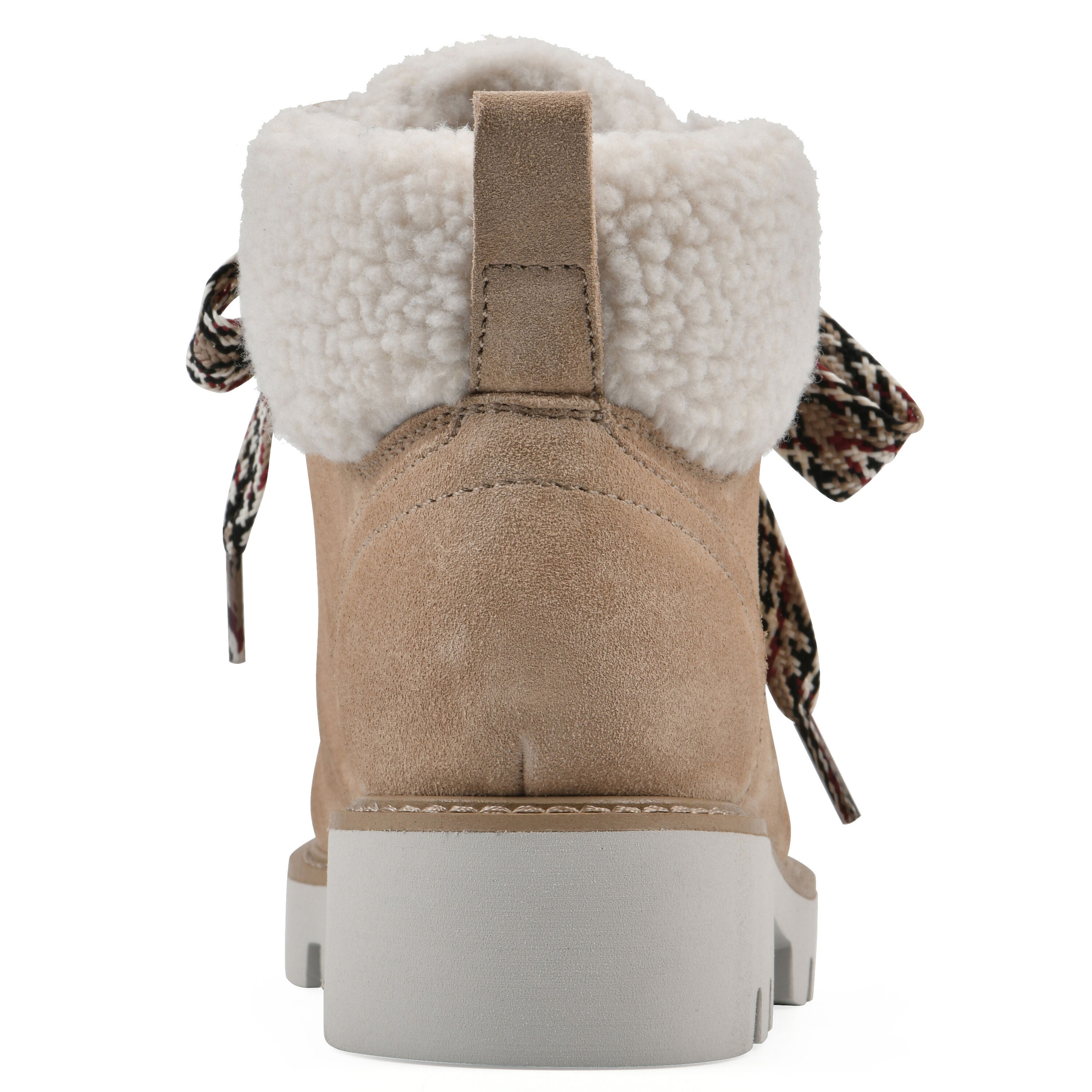 Gloving Faux Fur Hiker Bootie, BEACHWOOD SUEDE, on-hover image number 1