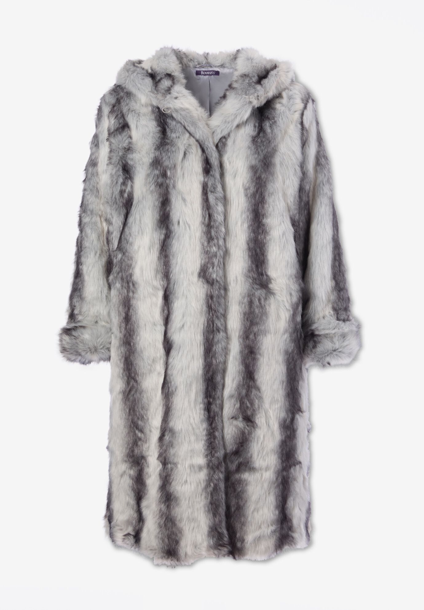 Faux fur coat size 24 2025