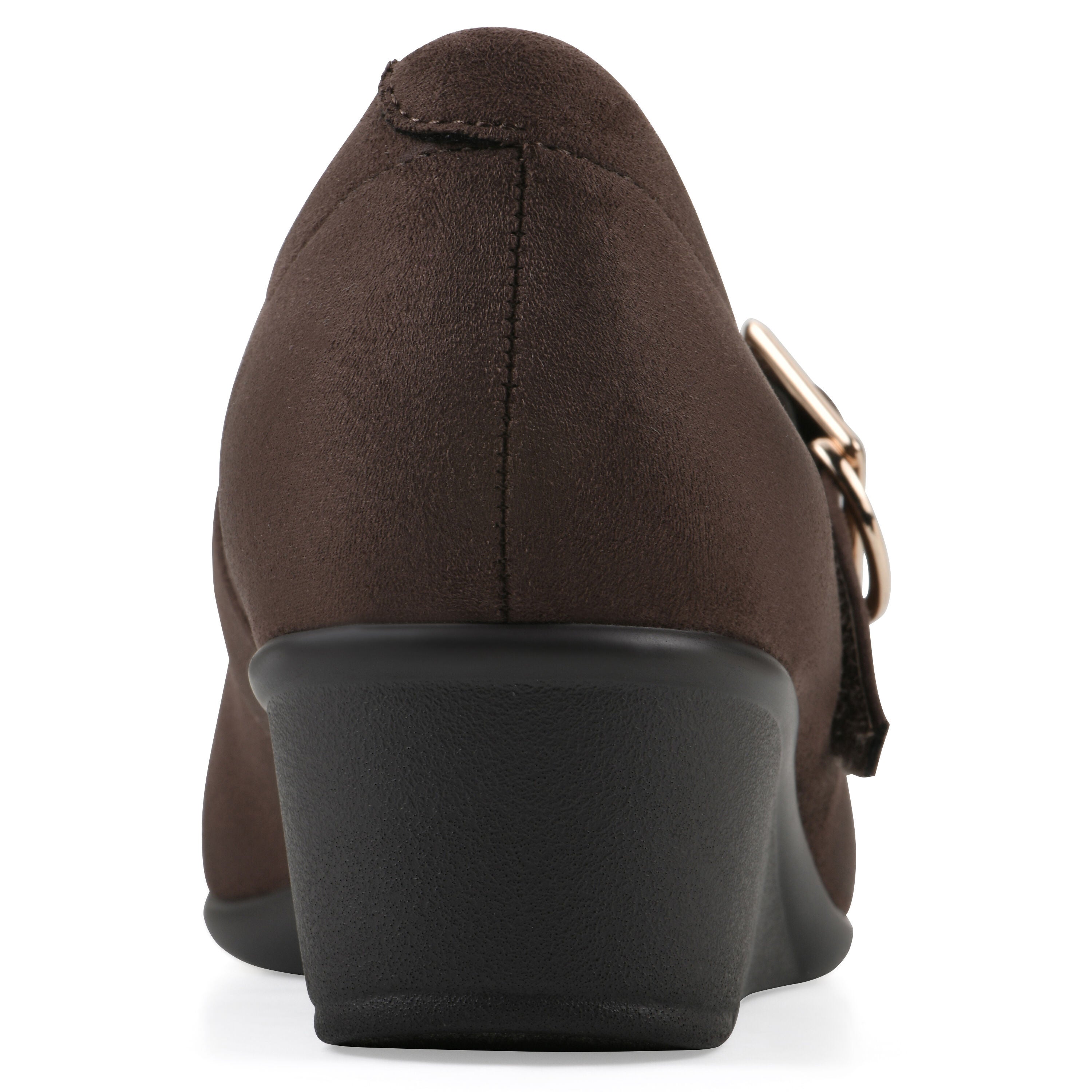 Bolford Wedge Pump, DARK BROWN, on-hover image number 1